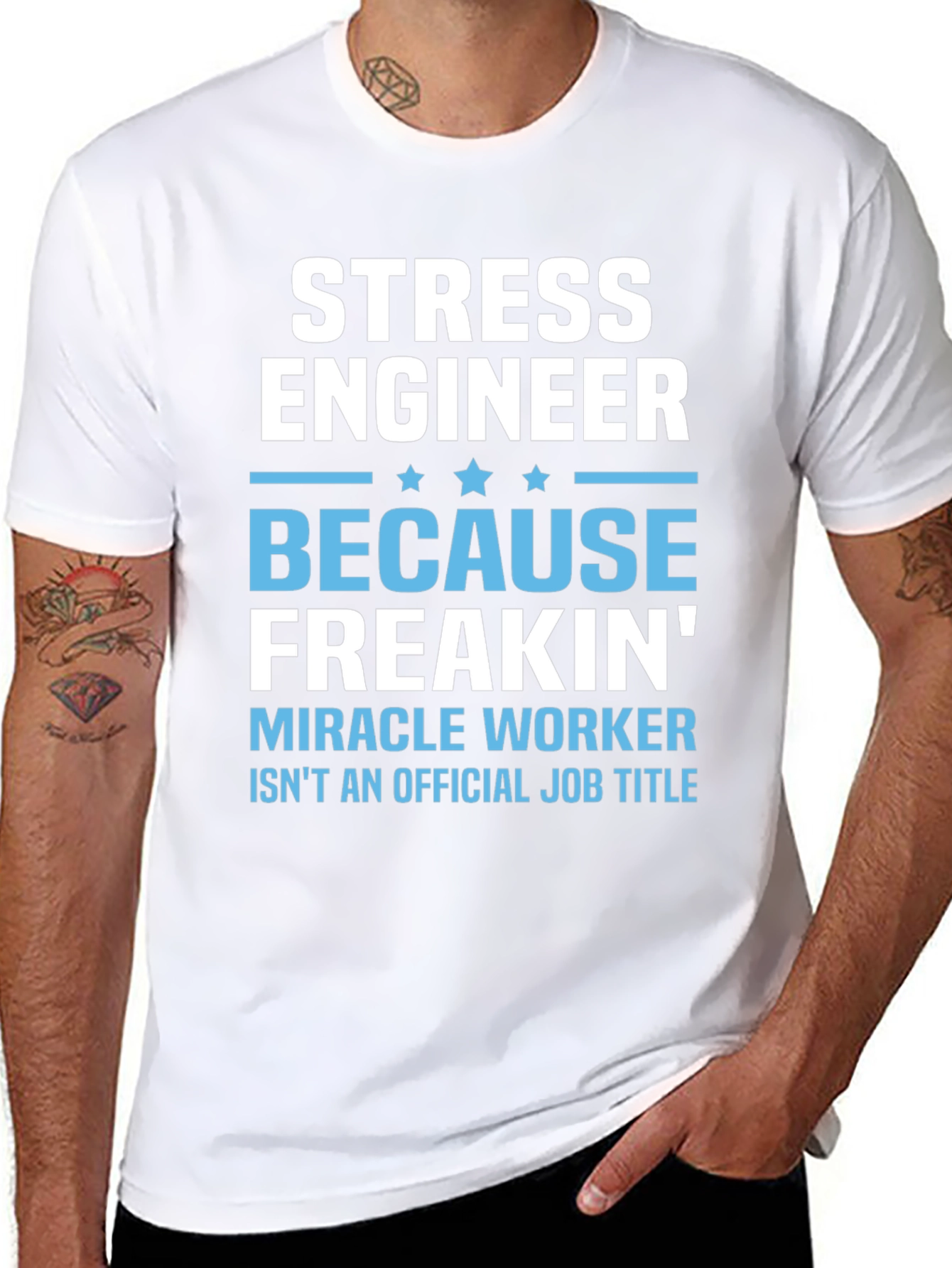 Stress Engineer T-Shirt - Funny Job Title Tee