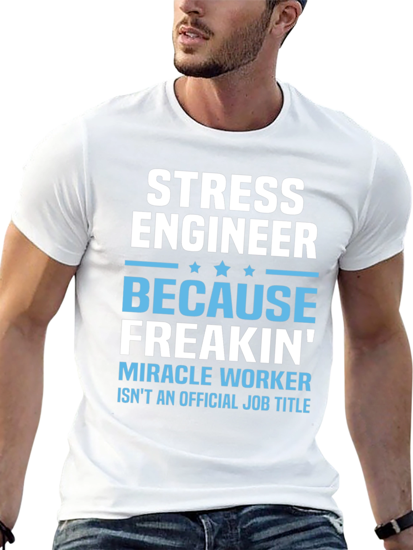 Stress Engineer T-Shirt - Funny Job Title Tee