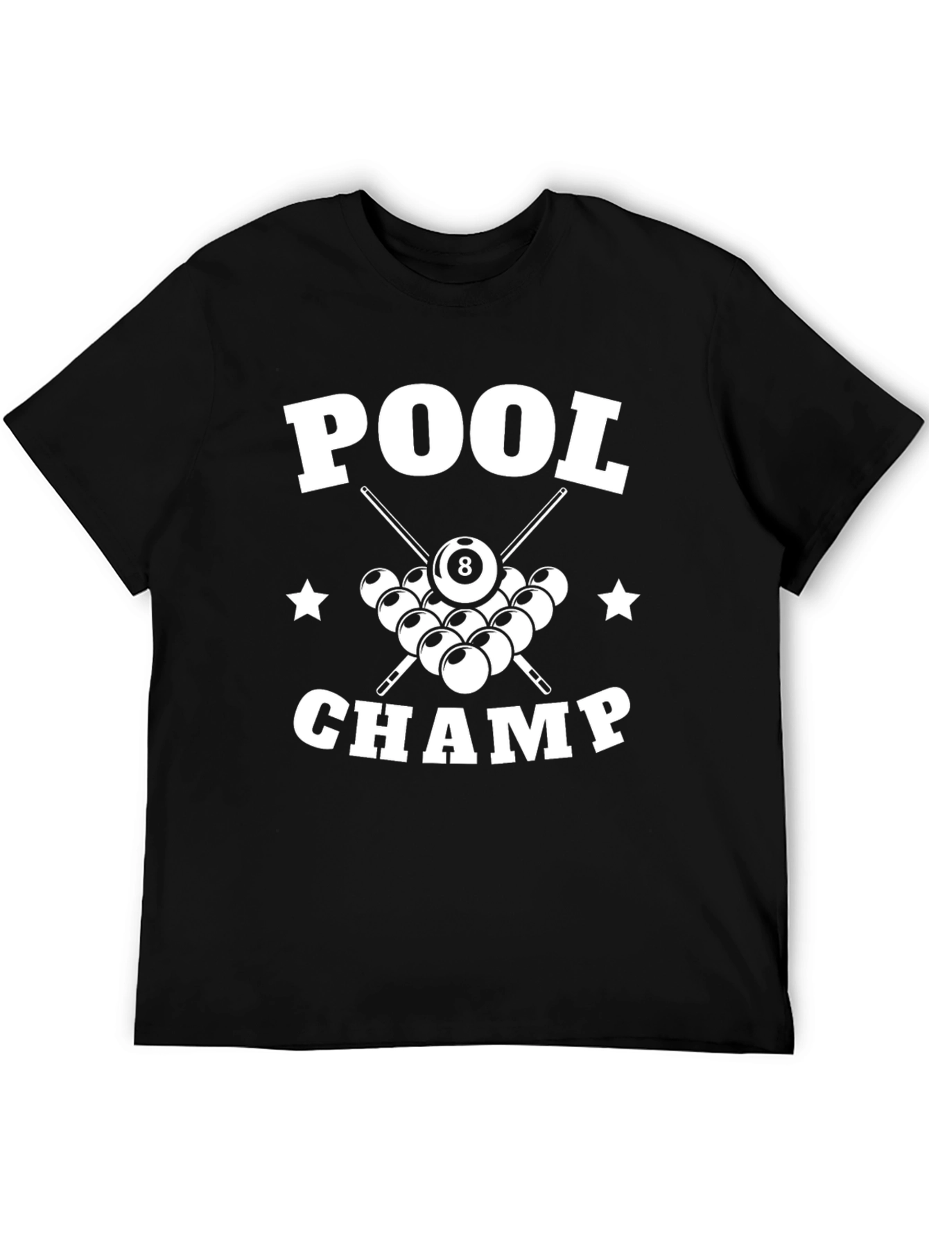 Pool Champ T-Shirt - Billiards Champion Tee