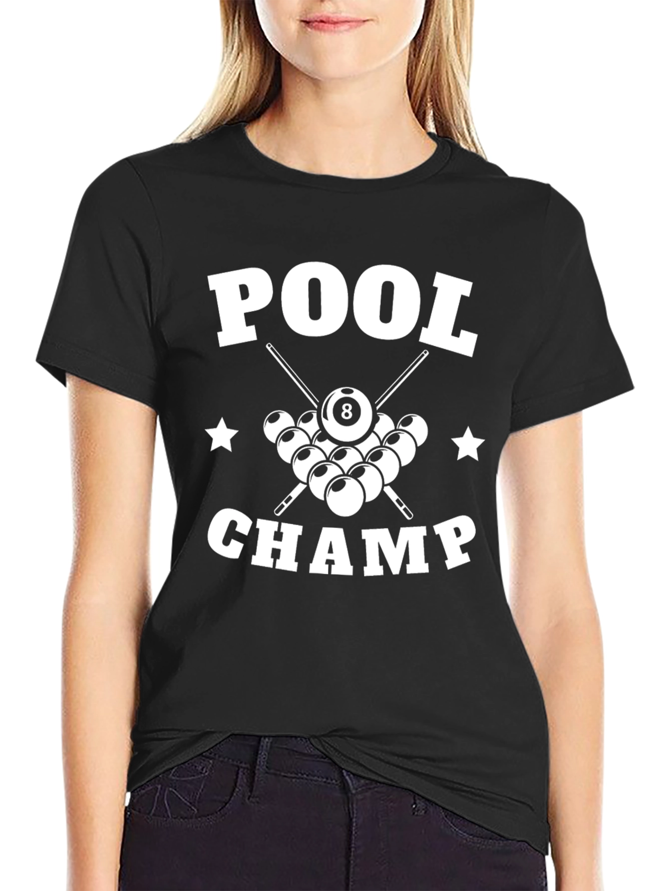 Pool Champ T-Shirt - Billiards Champion Tee