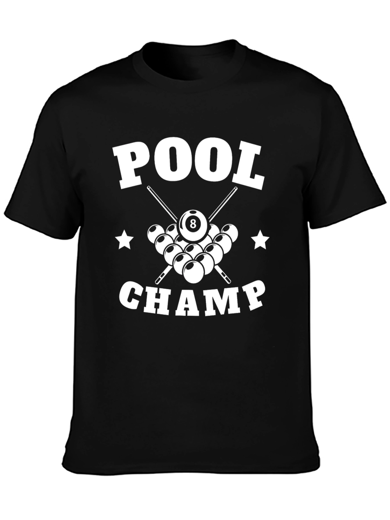 Pool Champ T-Shirt - Billiards Champion Tee