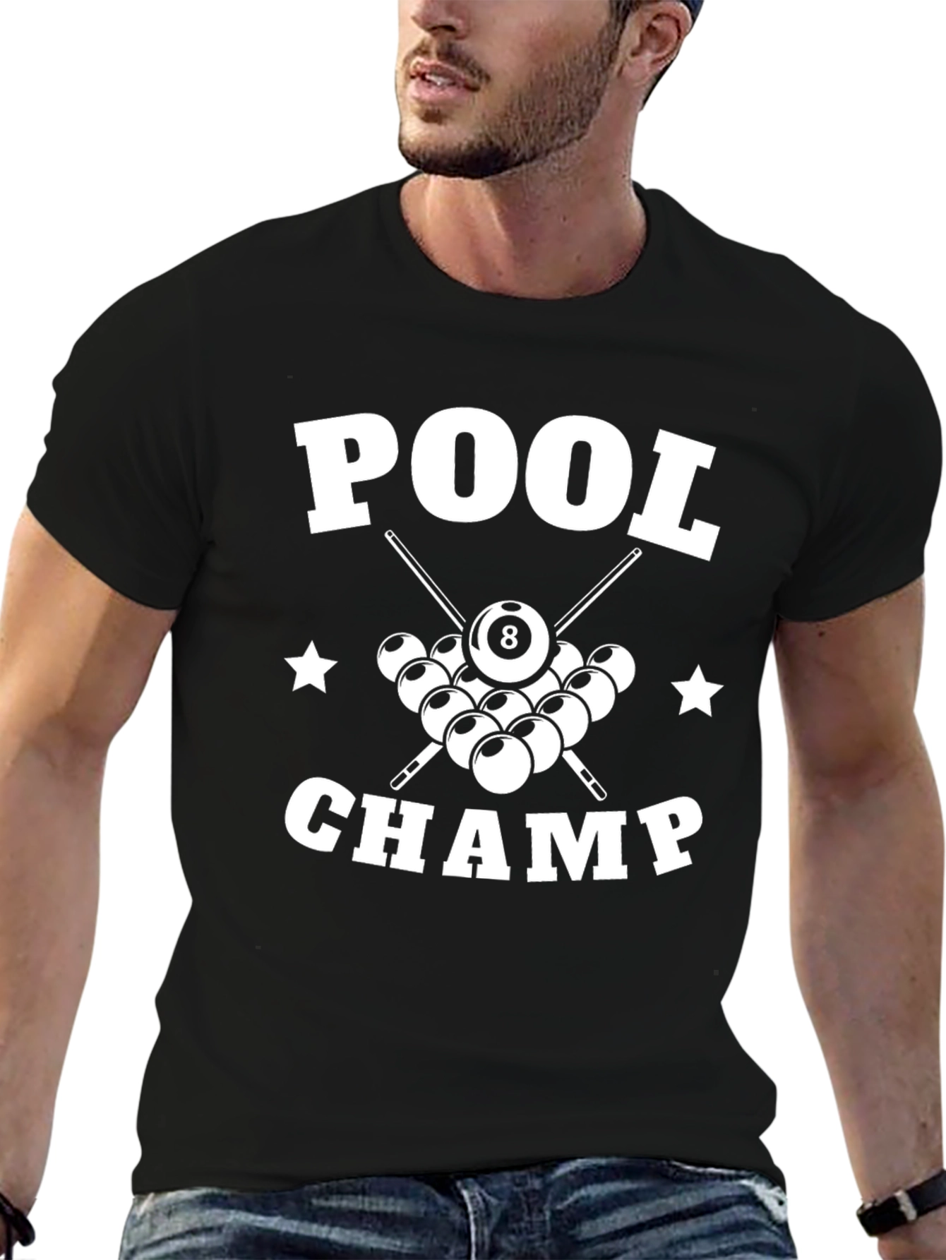 Pool Champ T-Shirt - Billiards Champion Tee