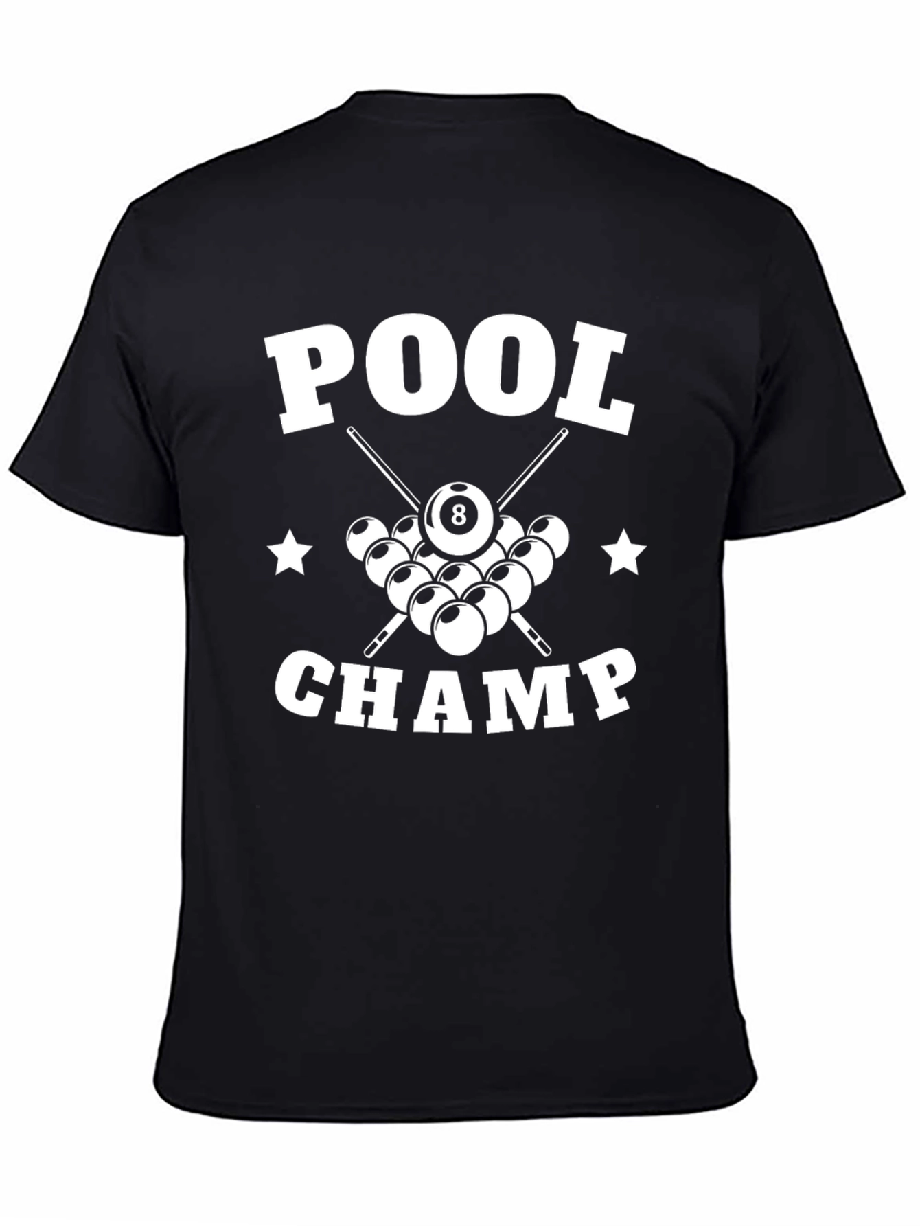Pool Champ T-Shirt - Billiards Champion Tee