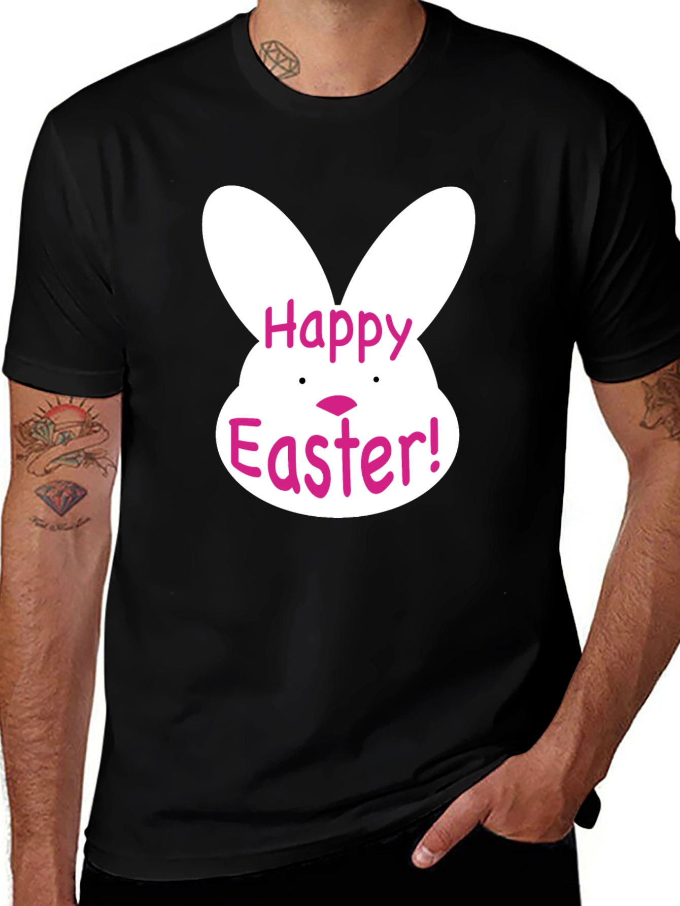 Happy Easter Bunny Graphic T-Shirt