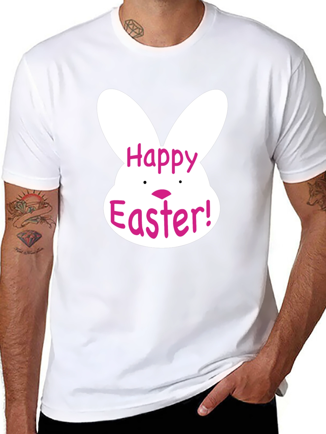 Happy Easter Bunny Graphic T-Shirt