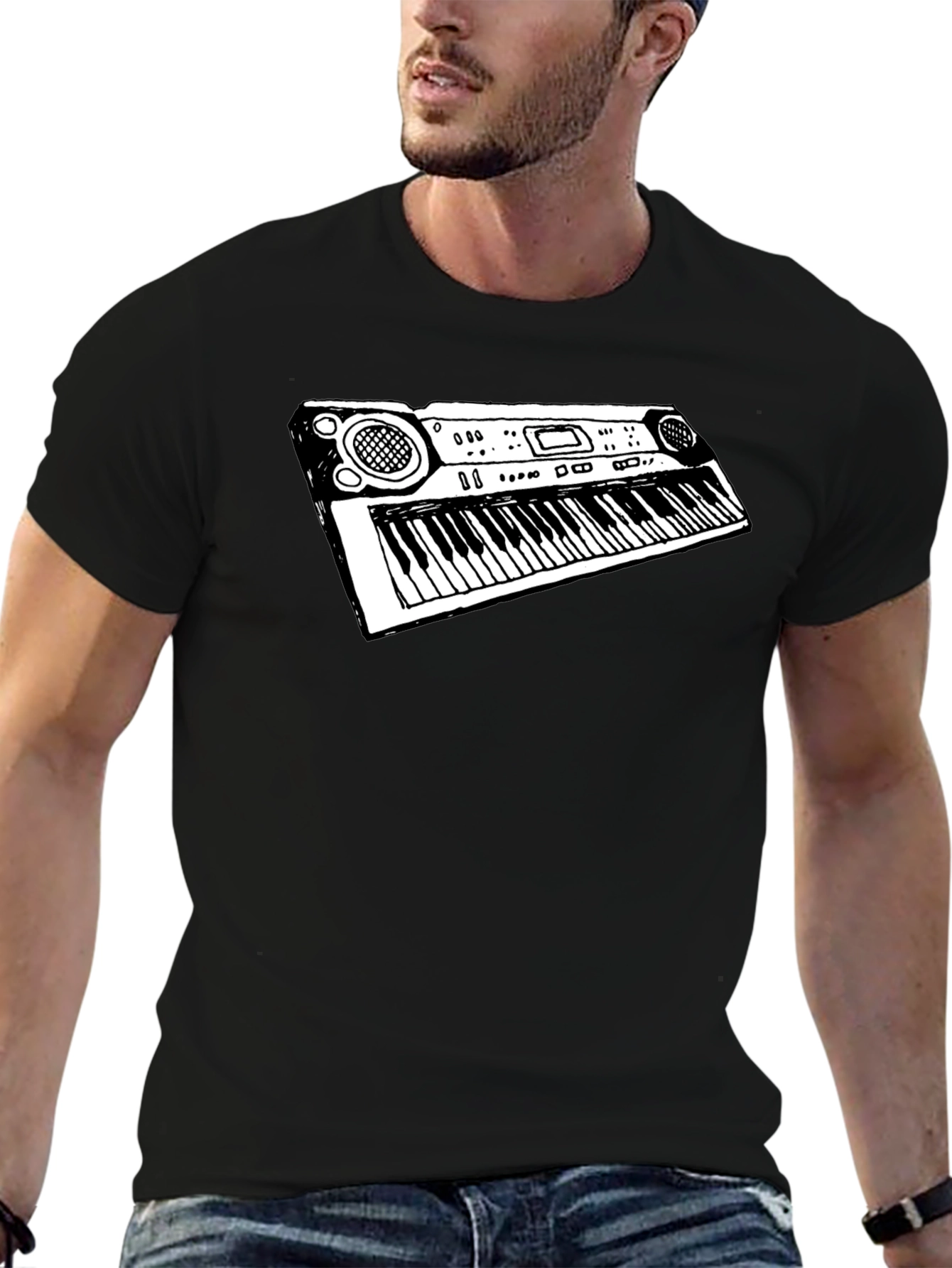 Keyboard T-Shirt - Music Lover Gift