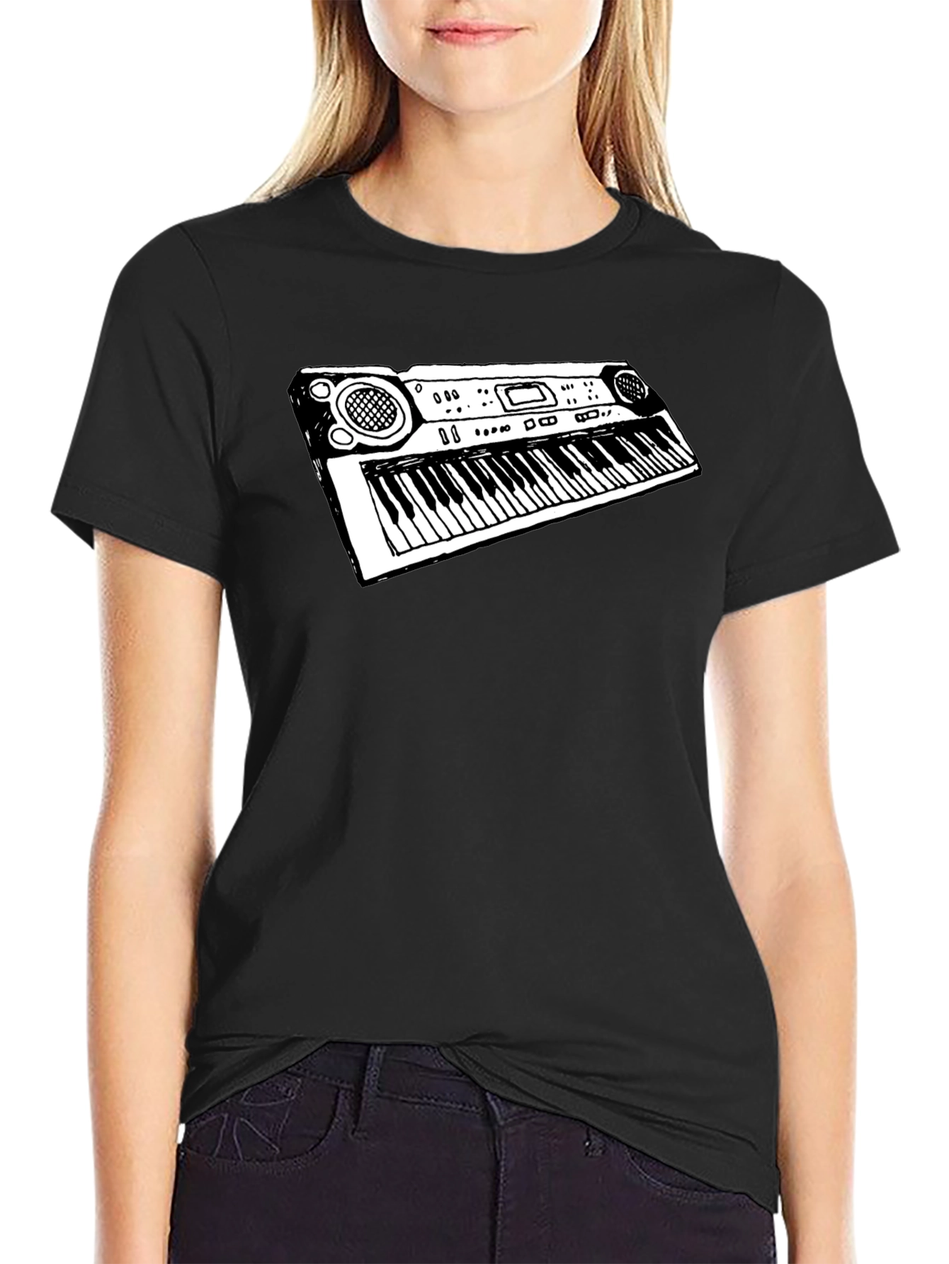 Keyboard T-Shirt - Music Lover Gift