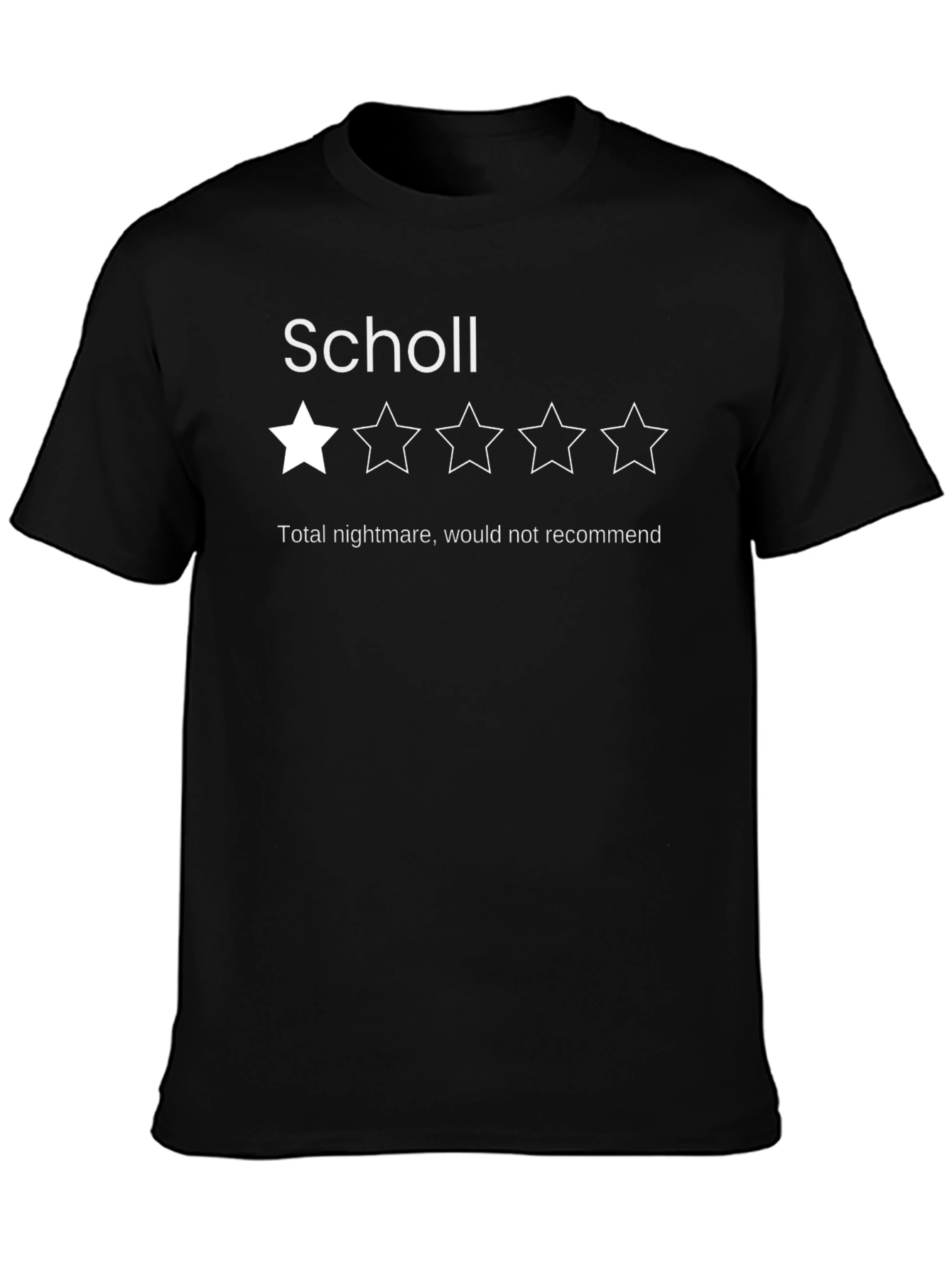 Scholl One-Star Review Graphic T-Shirt