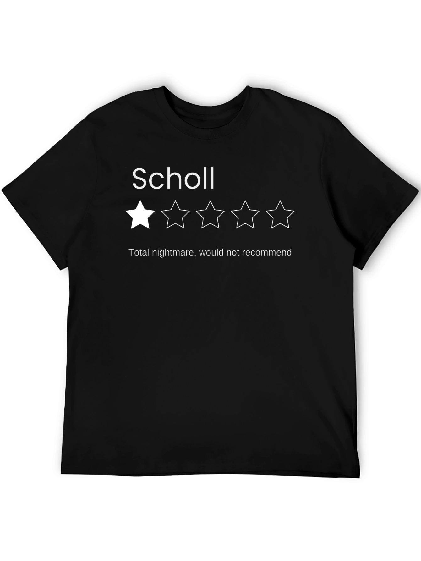 Scholl One-Star Review Graphic T-Shirt