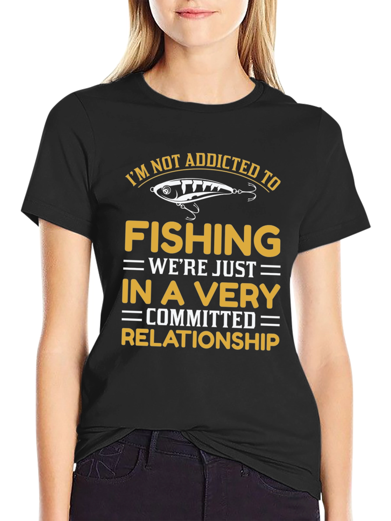 Fishing Lover Graphic T-Shirt: Committed Relationship