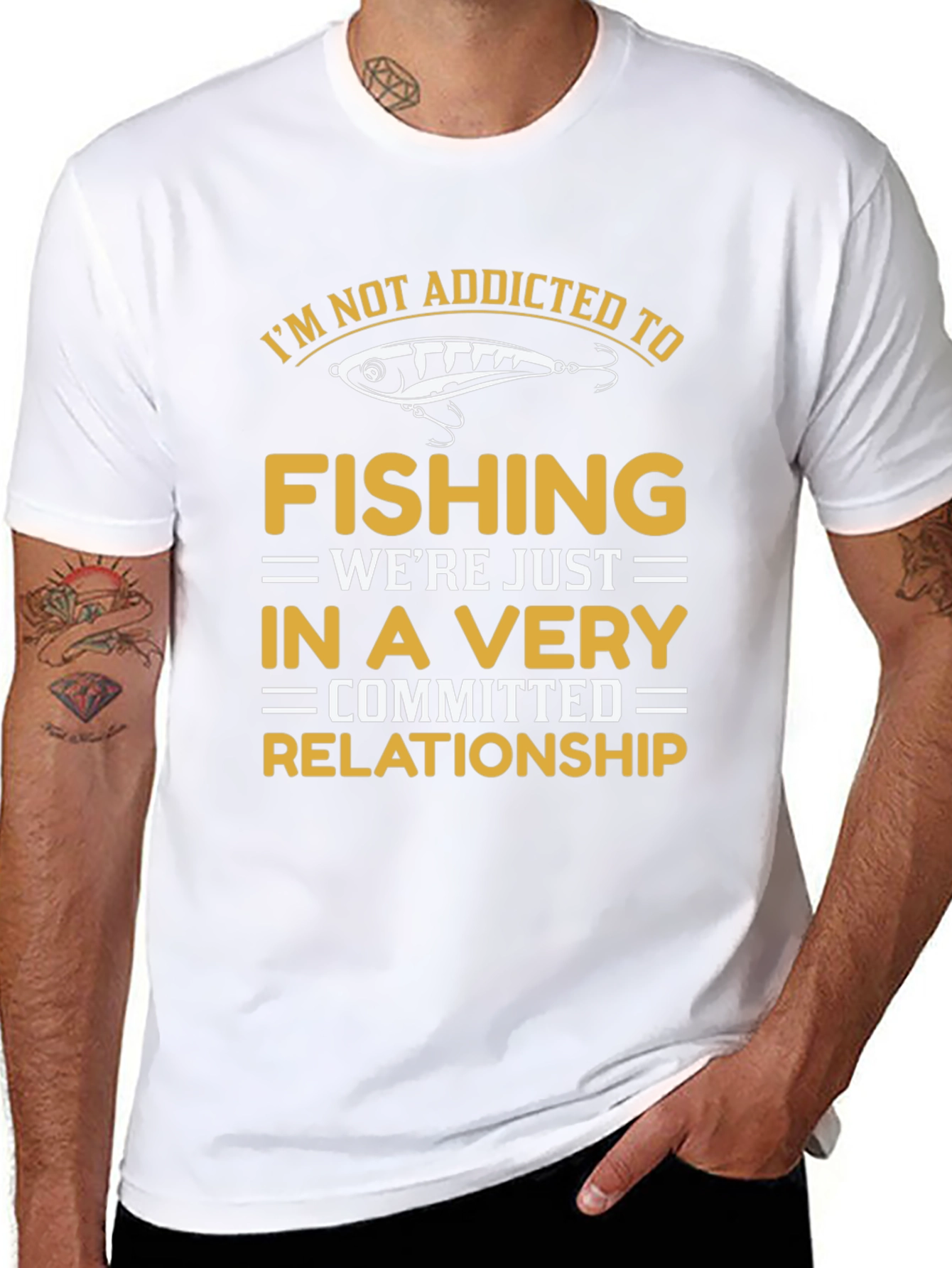 Fishing Lover Graphic T-Shirt: Committed Relationship