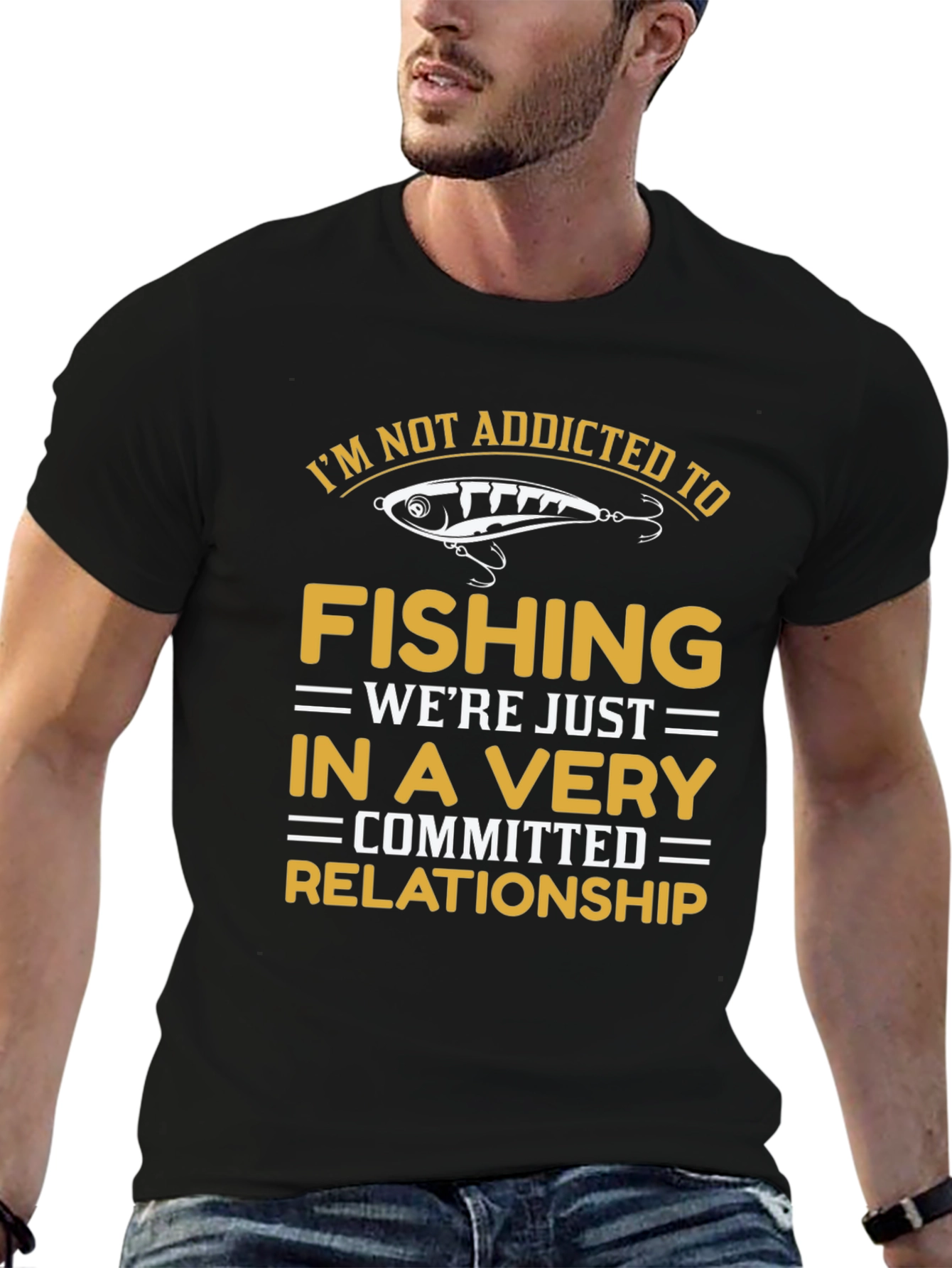 Fishing Lover Graphic T-Shirt: Committed Relationship