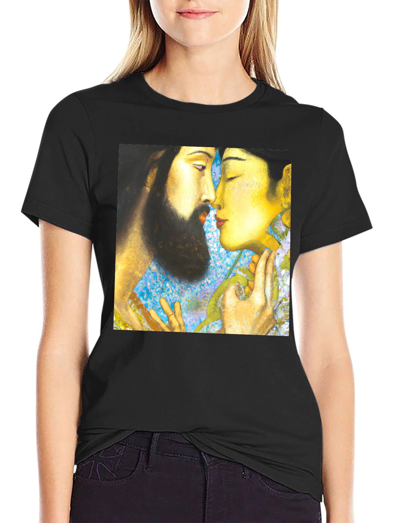 Artistic Couple T-Shirt - Unique Graphic Tee