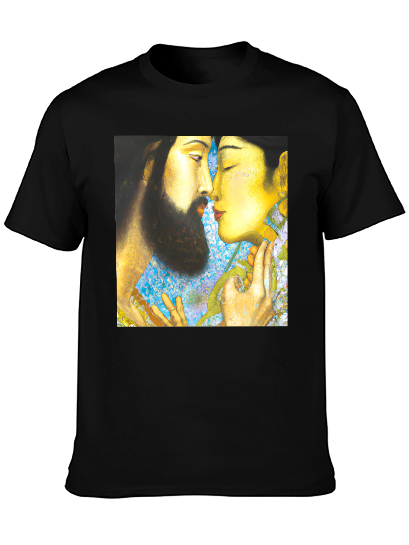 Artistic Couple T-Shirt - Unique Graphic Tee