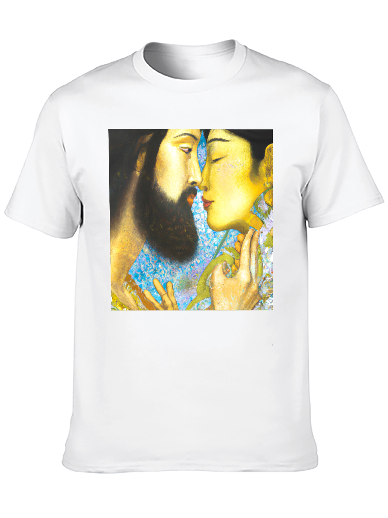 Artistic Couple T-Shirt - Unique Graphic Tee