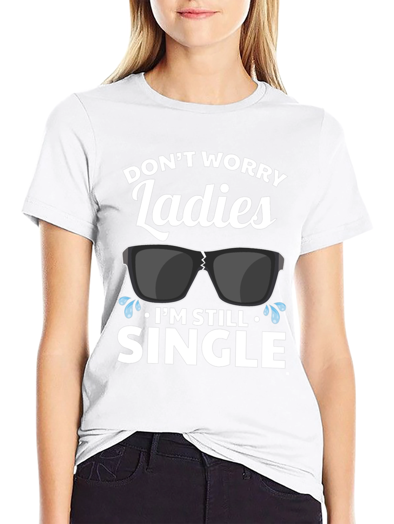 Funny Single Graphic T-Shirt