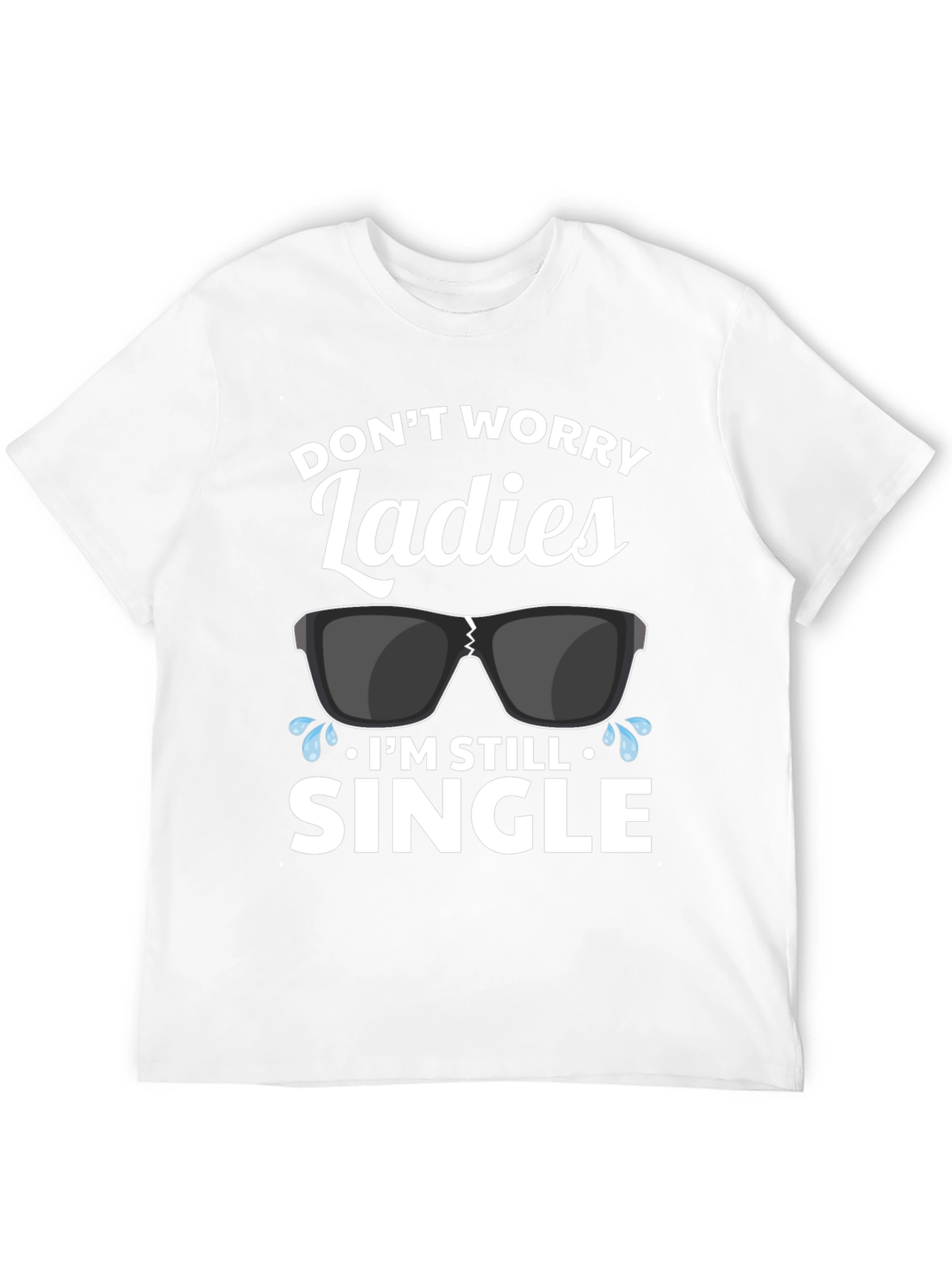Funny Single Graphic T-Shirt