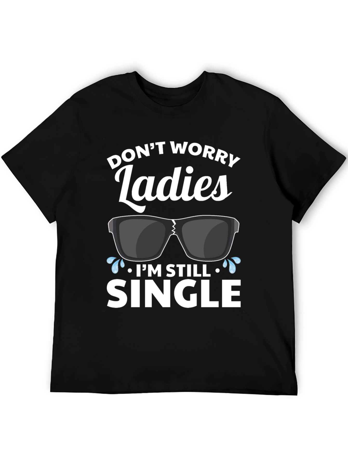Funny Single Graphic T-Shirt