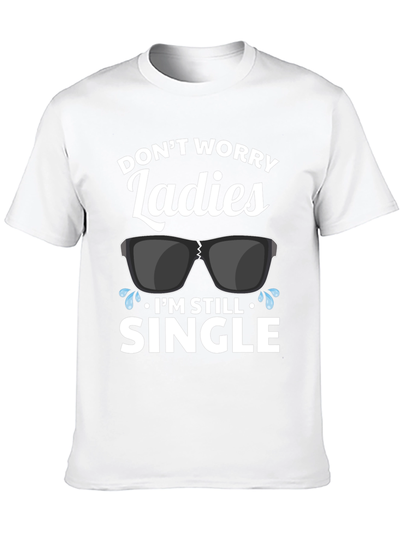 Funny Single Graphic T-Shirt