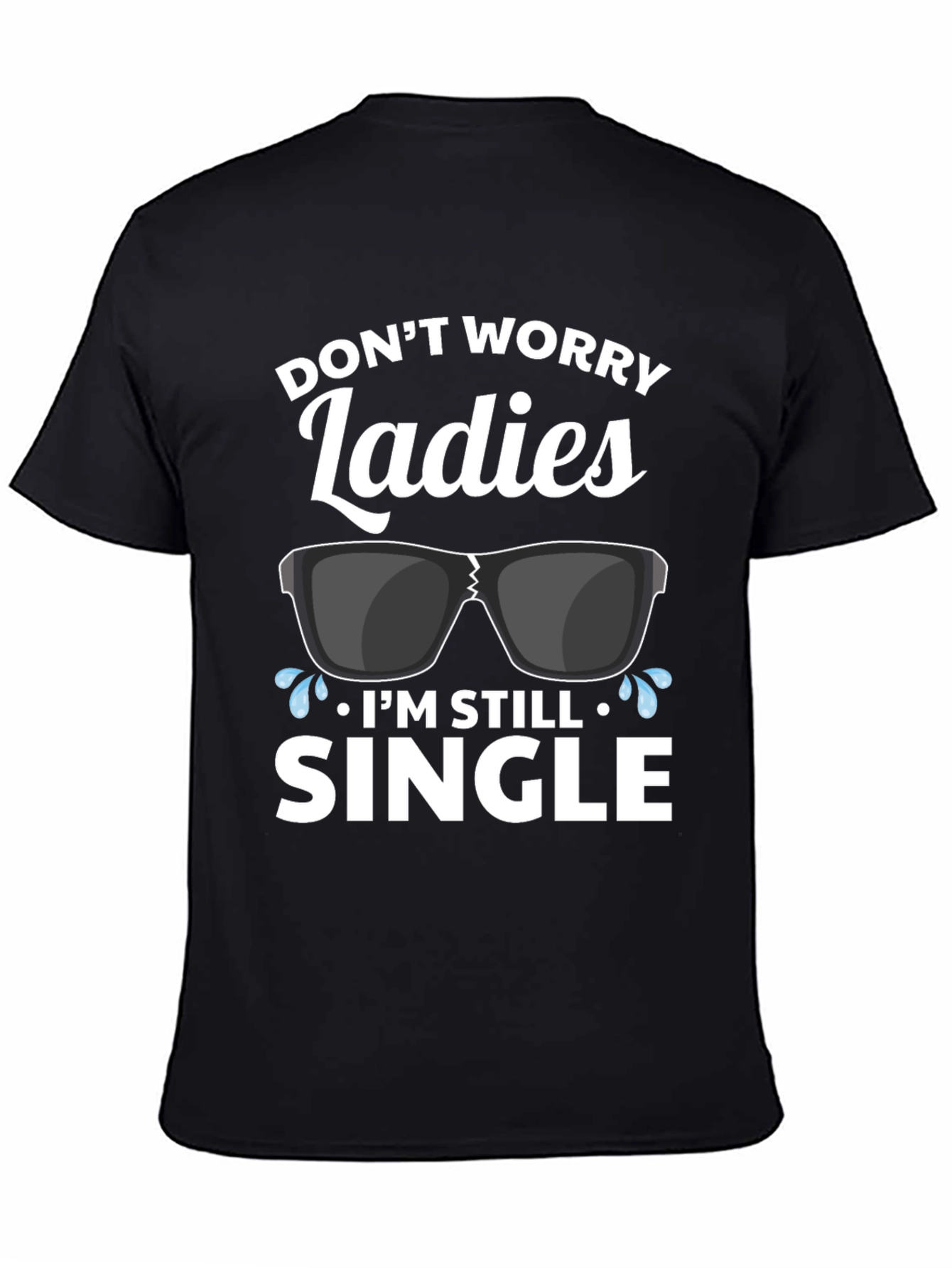 Funny Single Graphic T-Shirt