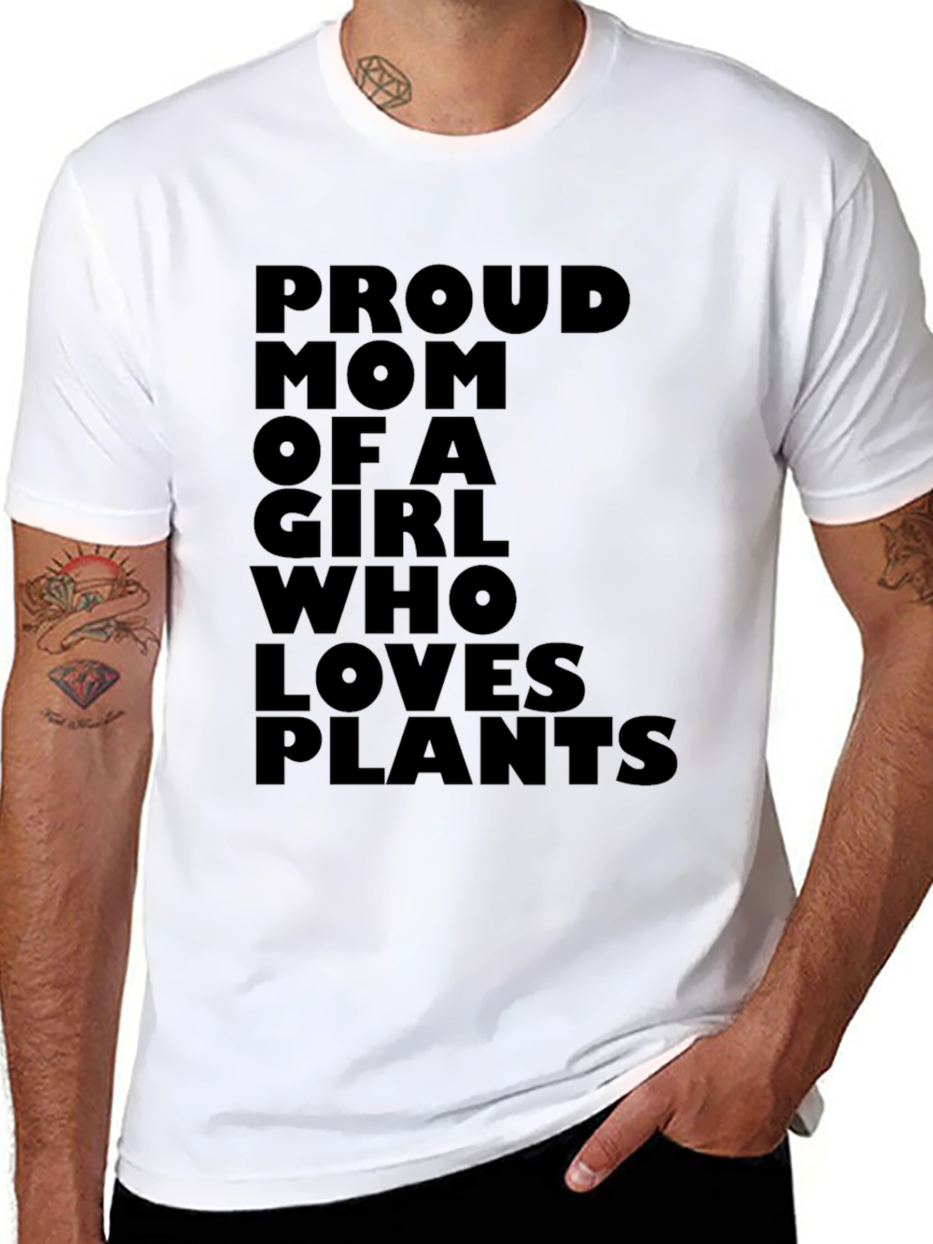Proud Mom of a Girl Who Loves Plants T-Shirt