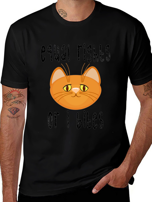 Equal Rights or I Bites Cat T-Shirt
