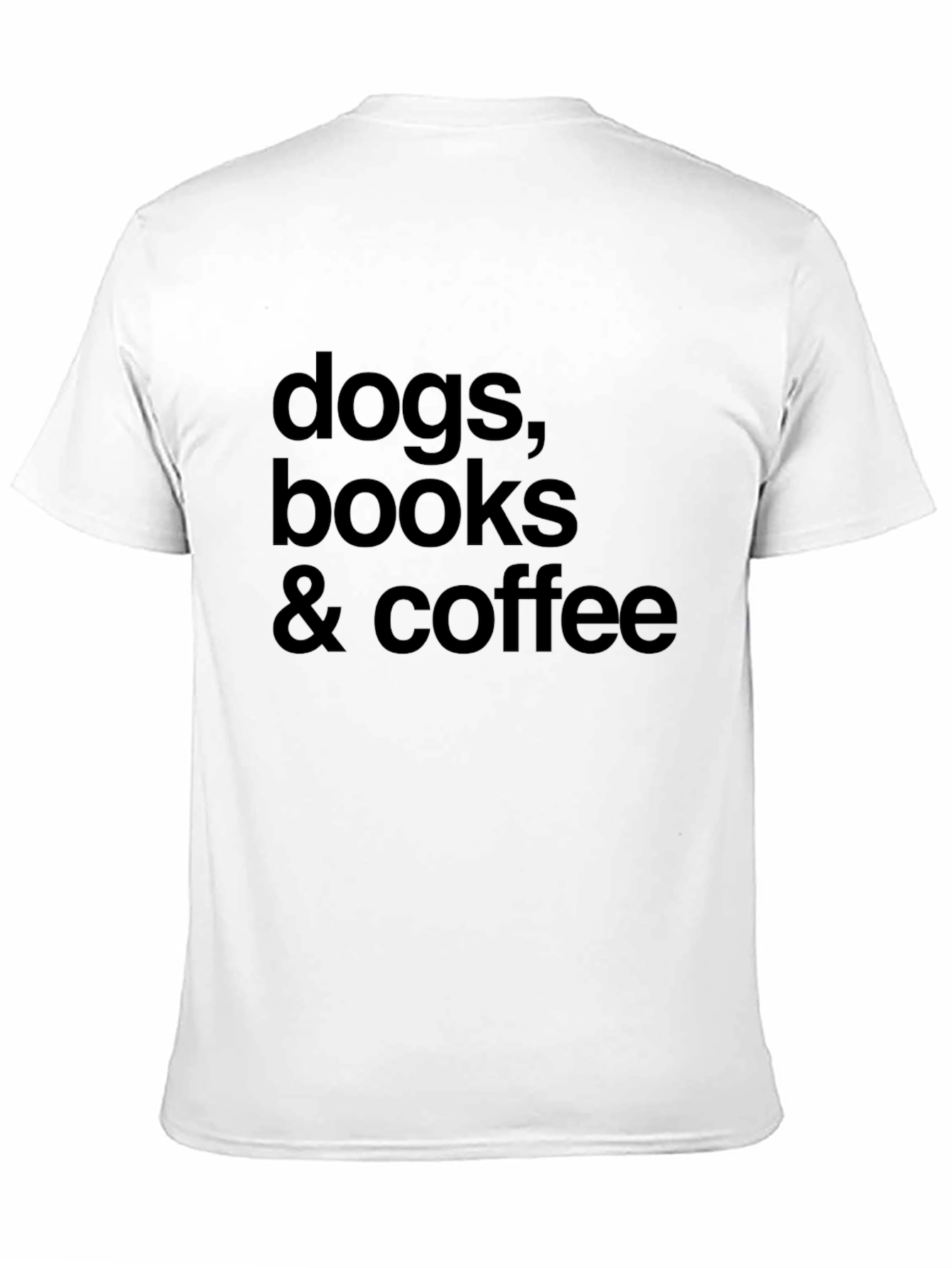 Dogs Books & Coffee Graphic Tee