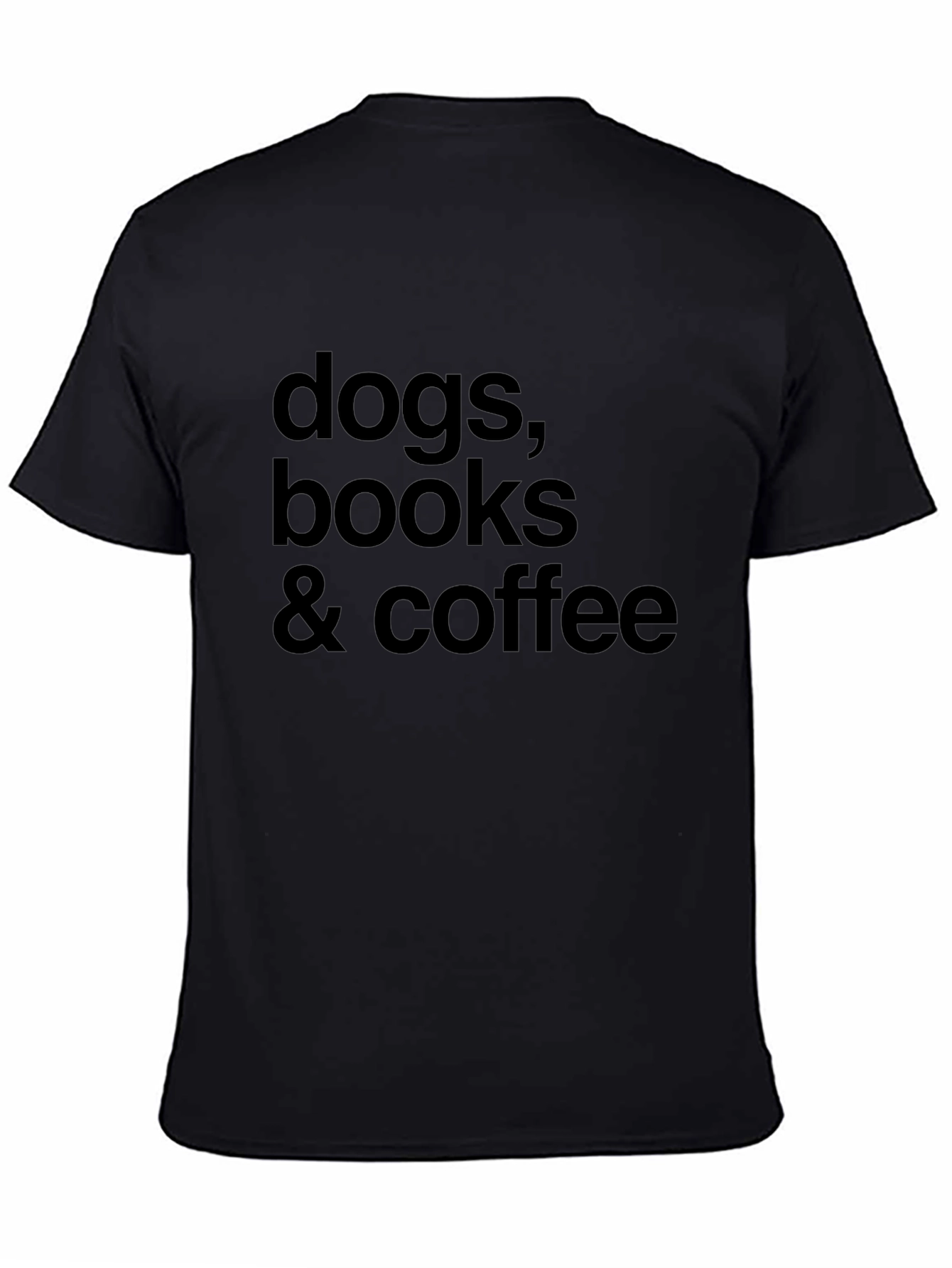 Dogs Books & Coffee Graphic Tee