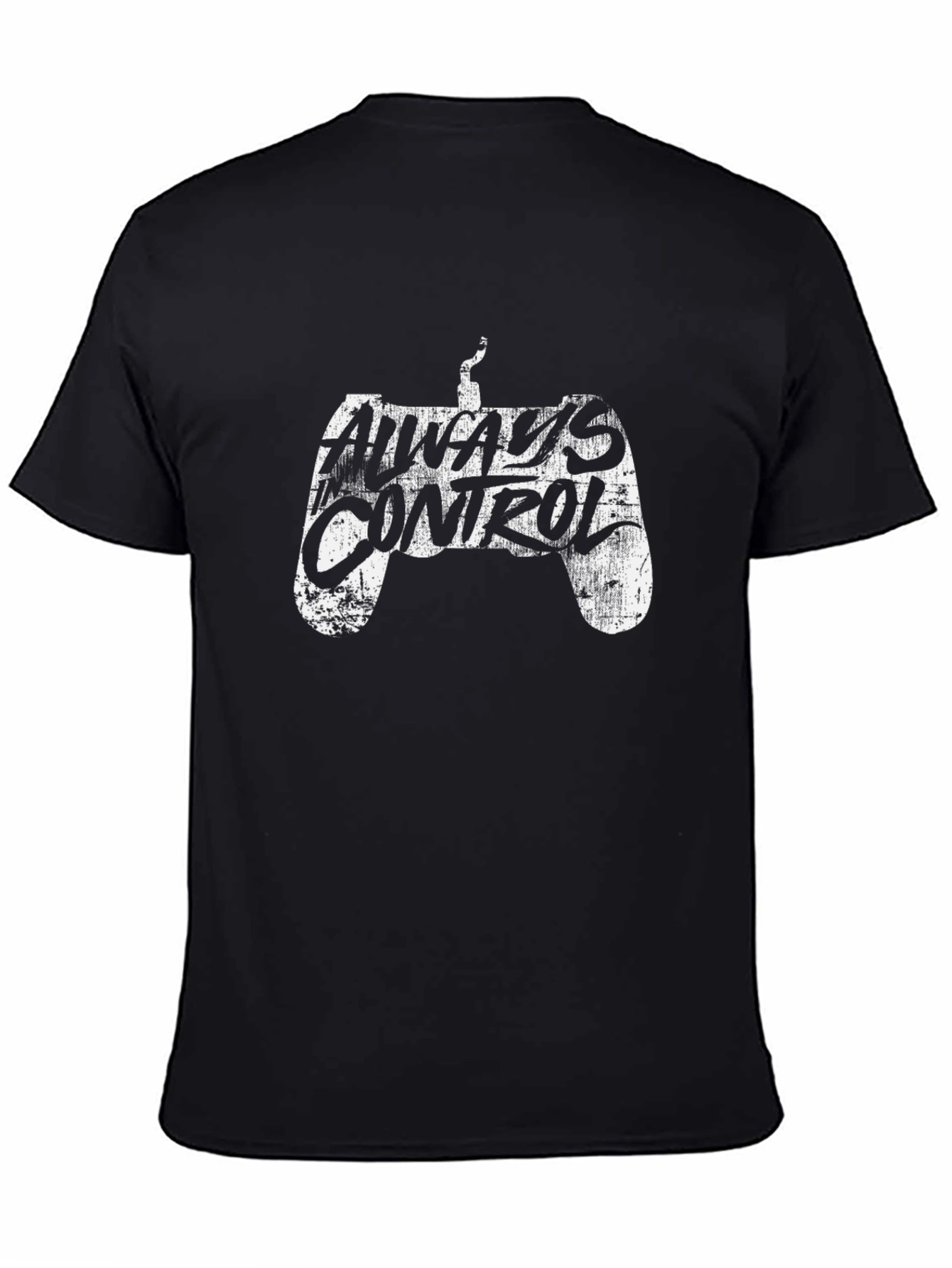 Always Control Gaming Graphic Black T-Shirt