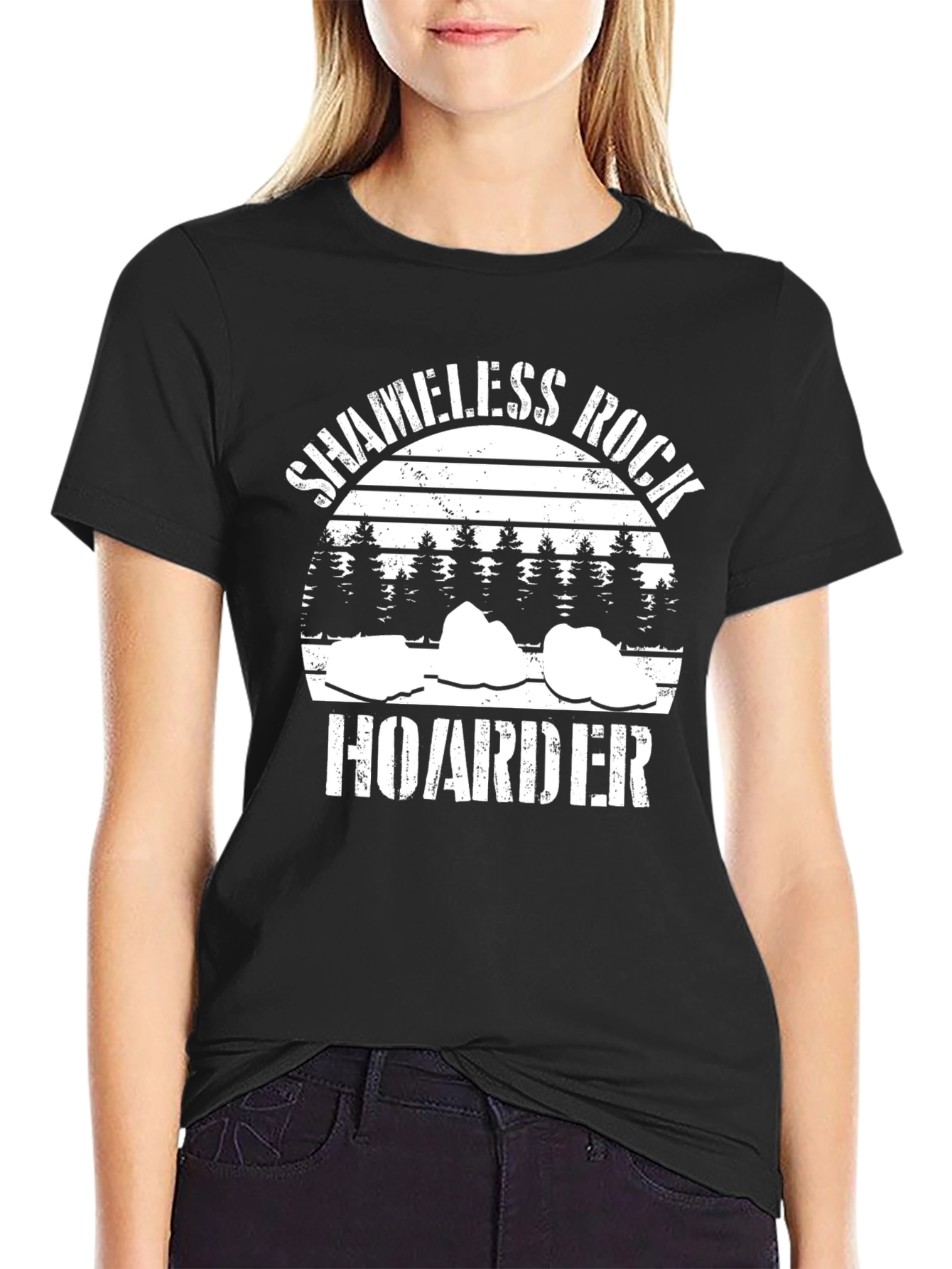 Shameless Rock Hoarder Graphic T-Shirt