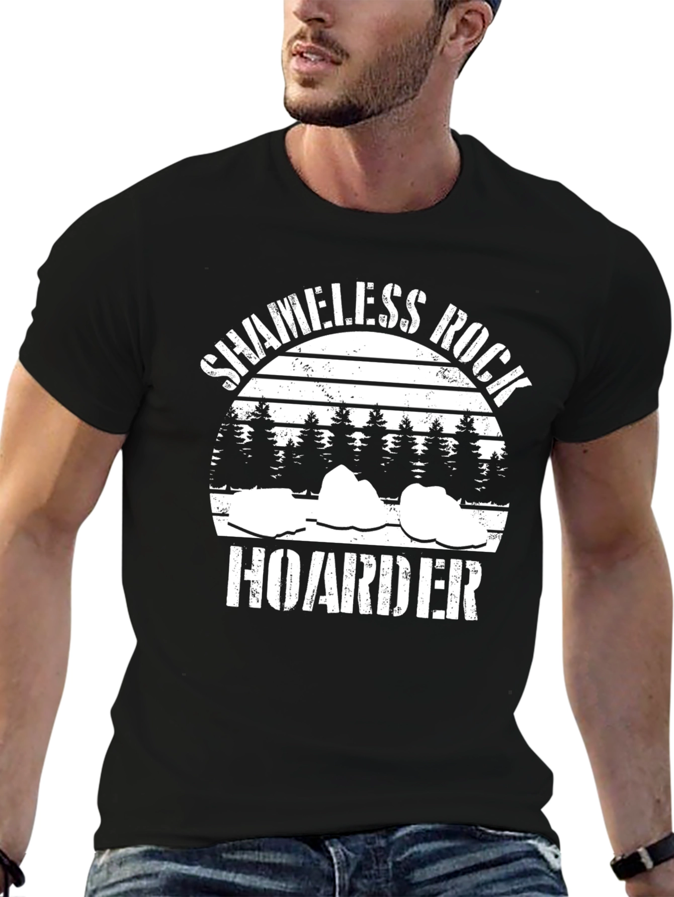 Shameless Rock Hoarder Graphic T-Shirt