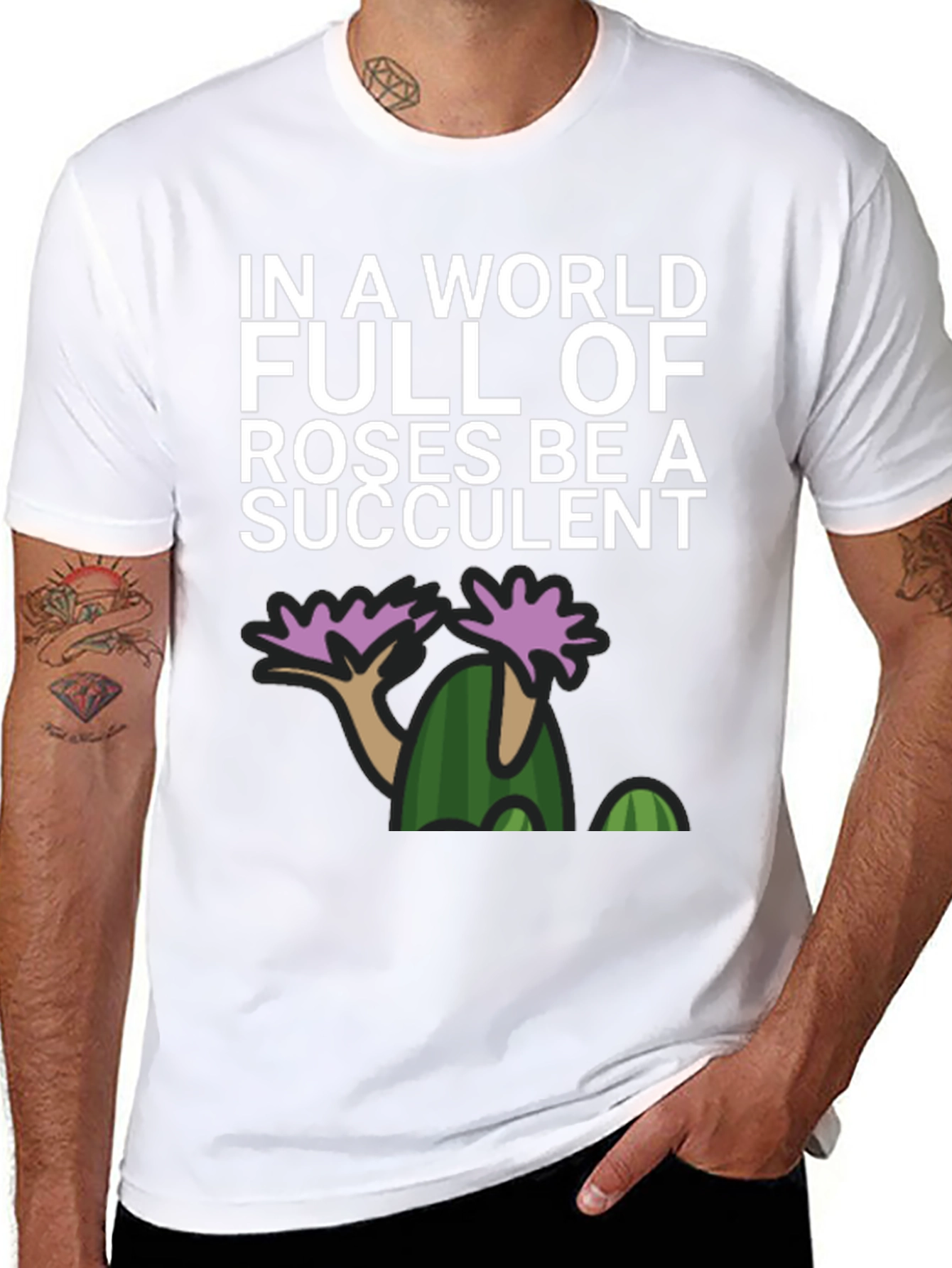 Be a Succulent Graphic T-Shirt