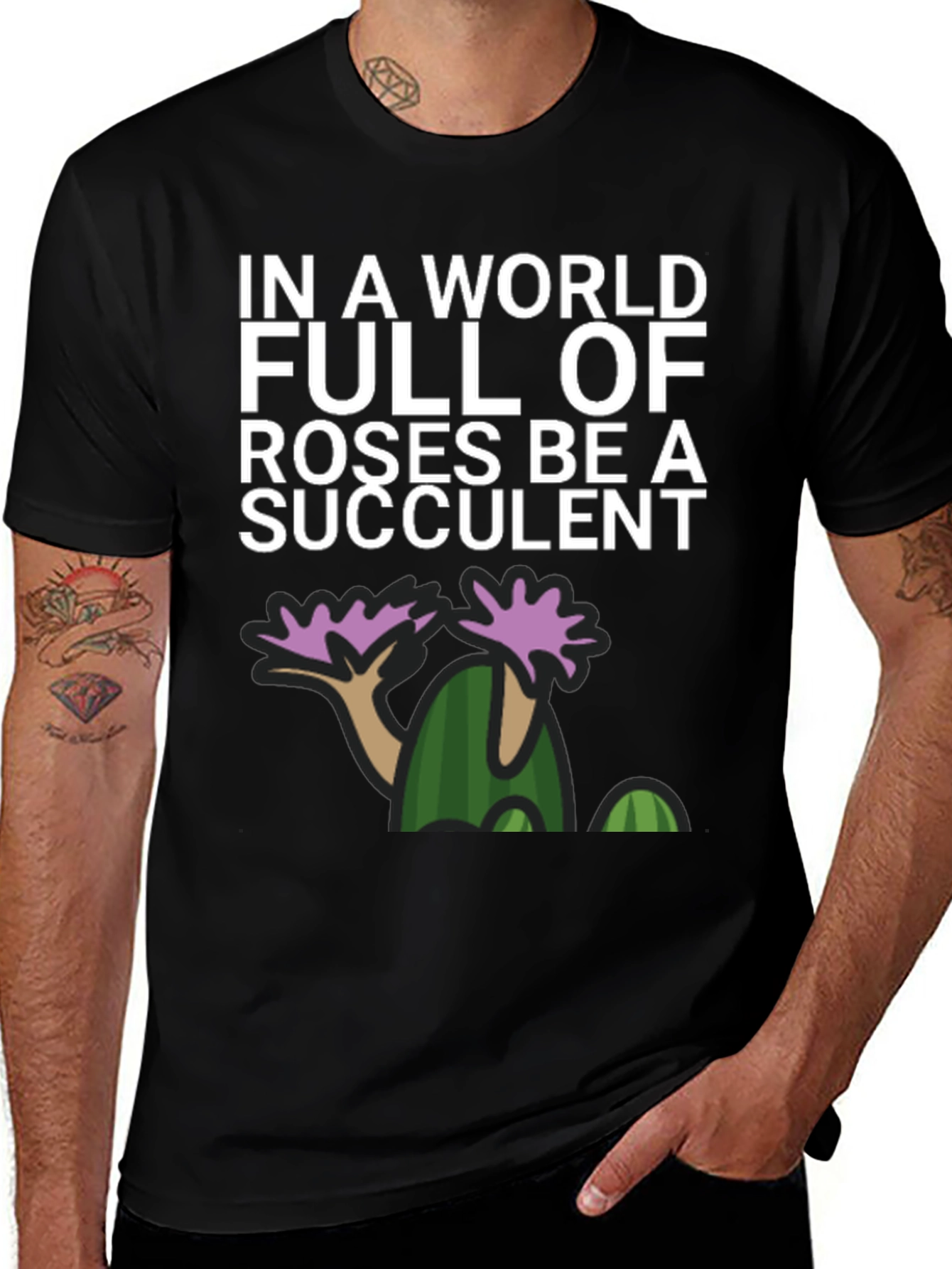 Be a Succulent Graphic T-Shirt