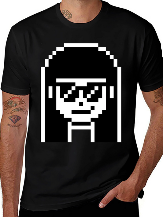 Retro 8-Bit Pixel Art T-Shirt - Cool Geek Chic
