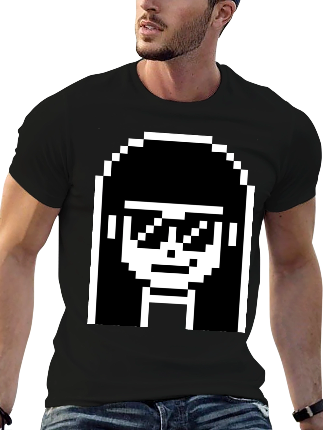 Retro 8-Bit Pixel Art T-Shirt - Cool Geek Chic