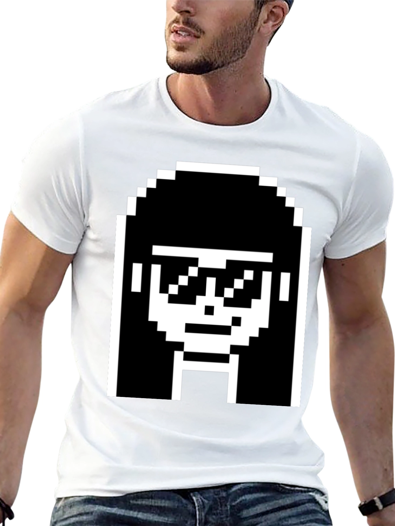 Retro 8-Bit Pixel Art T-Shirt - Cool Geek Chic