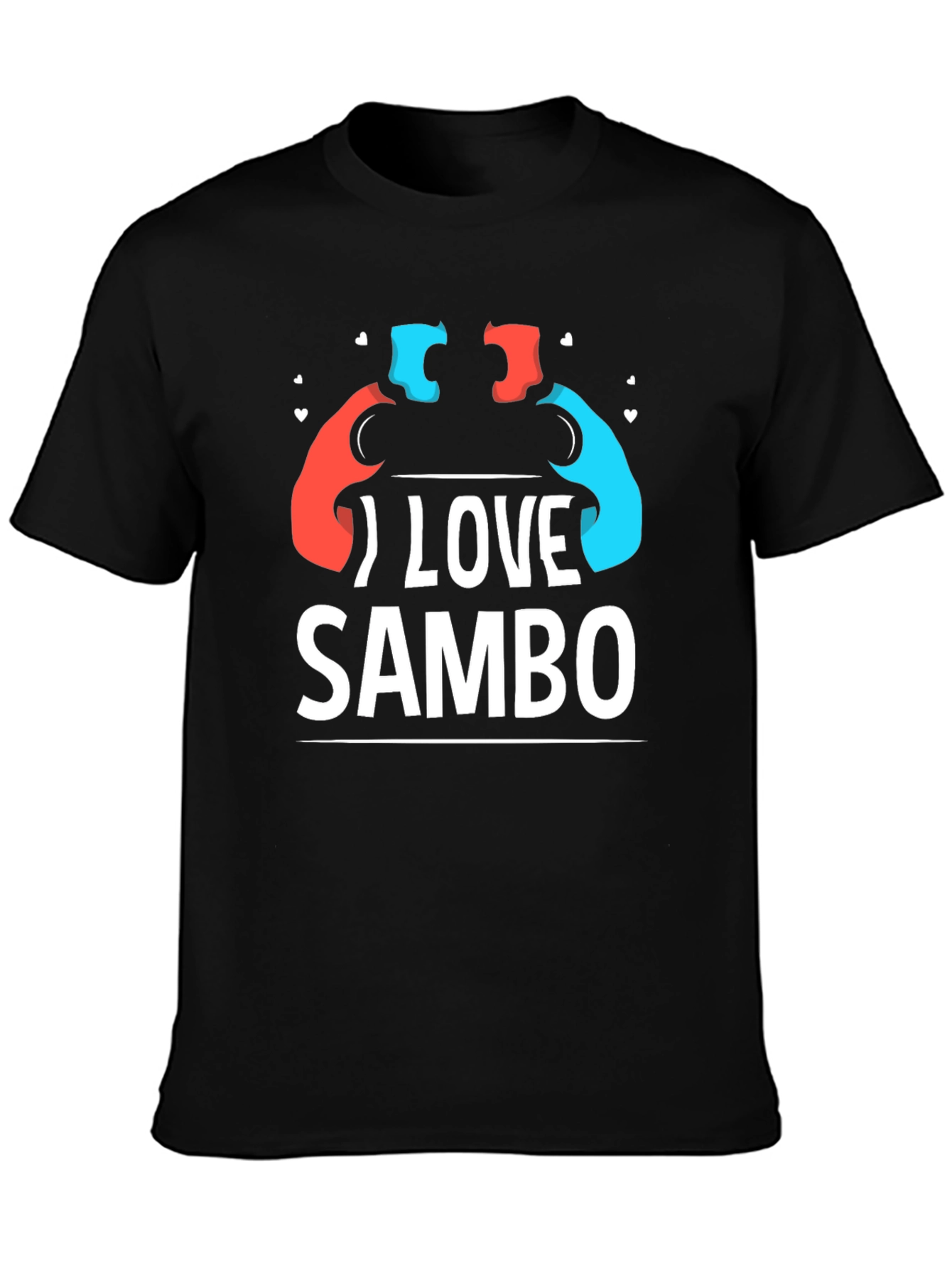 I Love Sambo T-Shirt - Wrestling Sport Tee