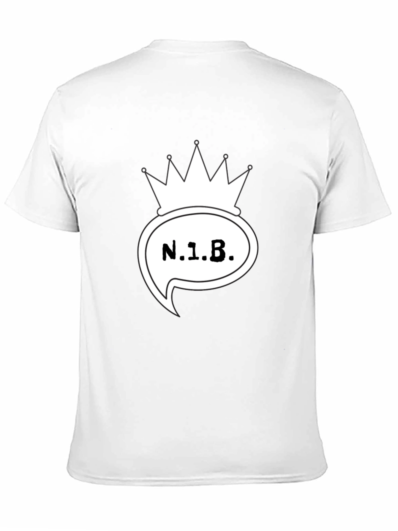 N.1.B. Crown Graphic Black T-Shirt