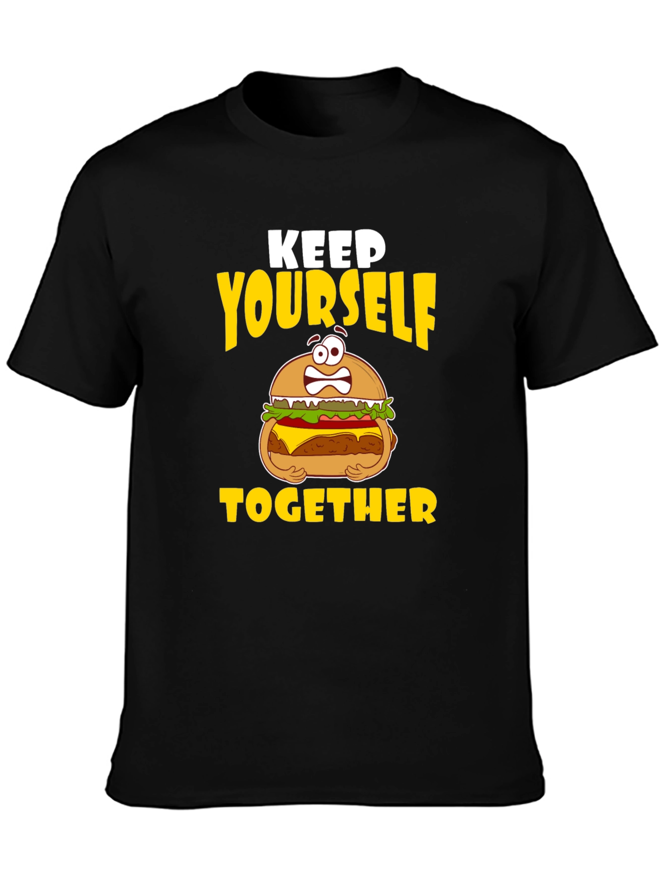Keep Yourself Together Funny Burger T-Shirt