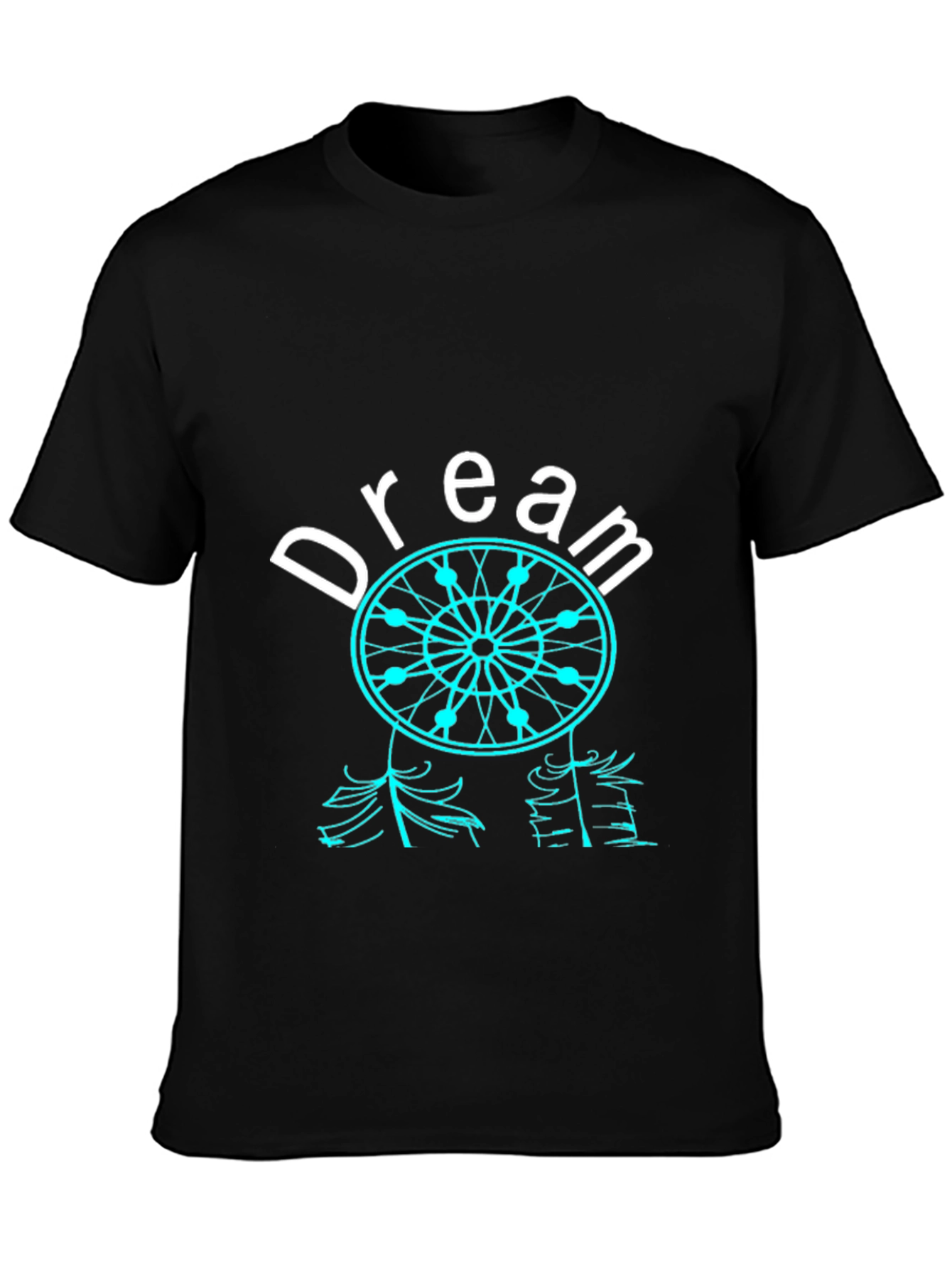Dreamcatcher Graphic Tee - Stylish Black T-Shirt