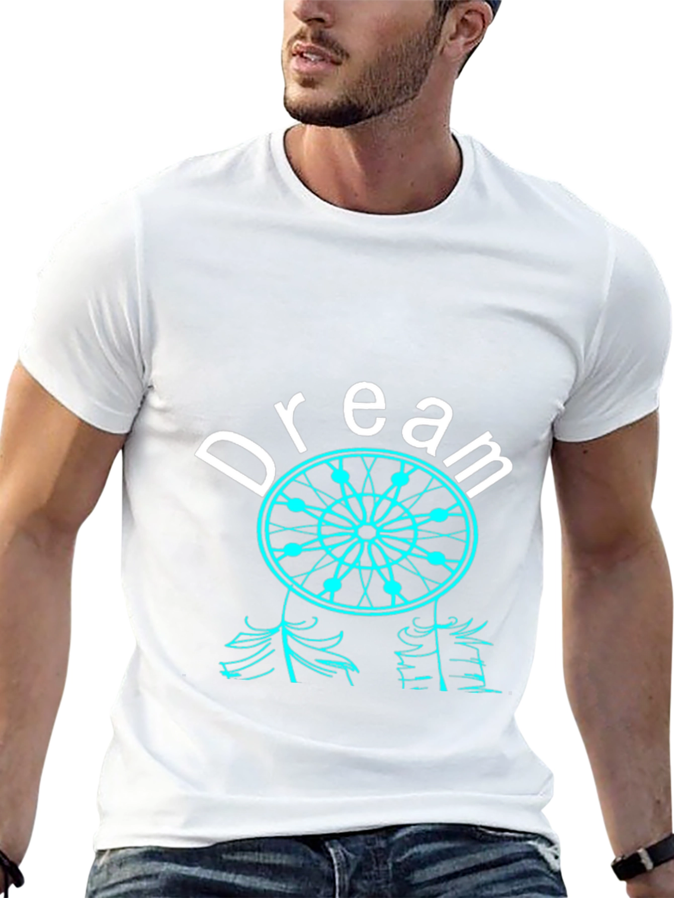 Dreamcatcher Graphic Tee - Stylish Black T-Shirt