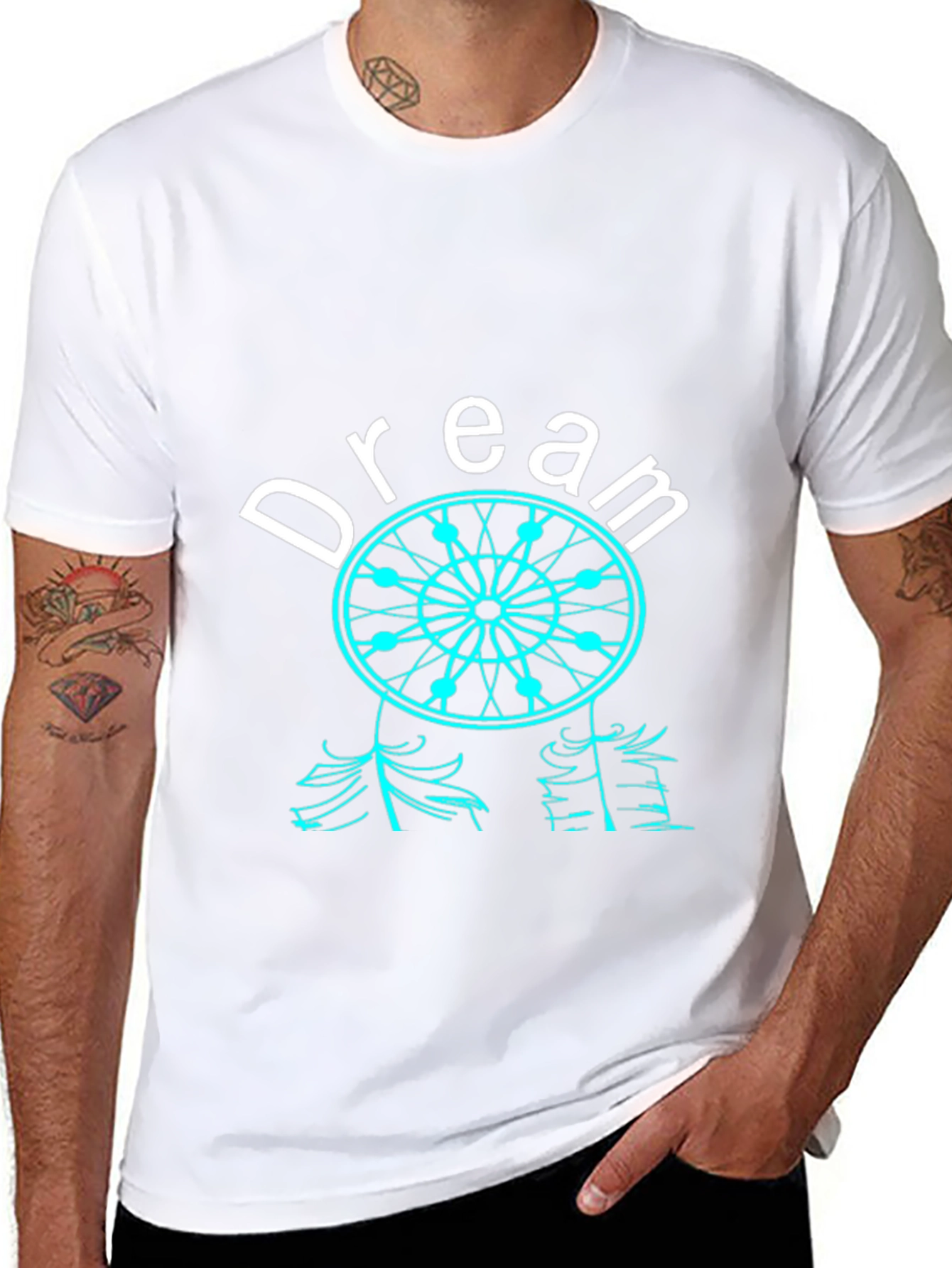 Dreamcatcher Graphic Tee - Stylish Black T-Shirt