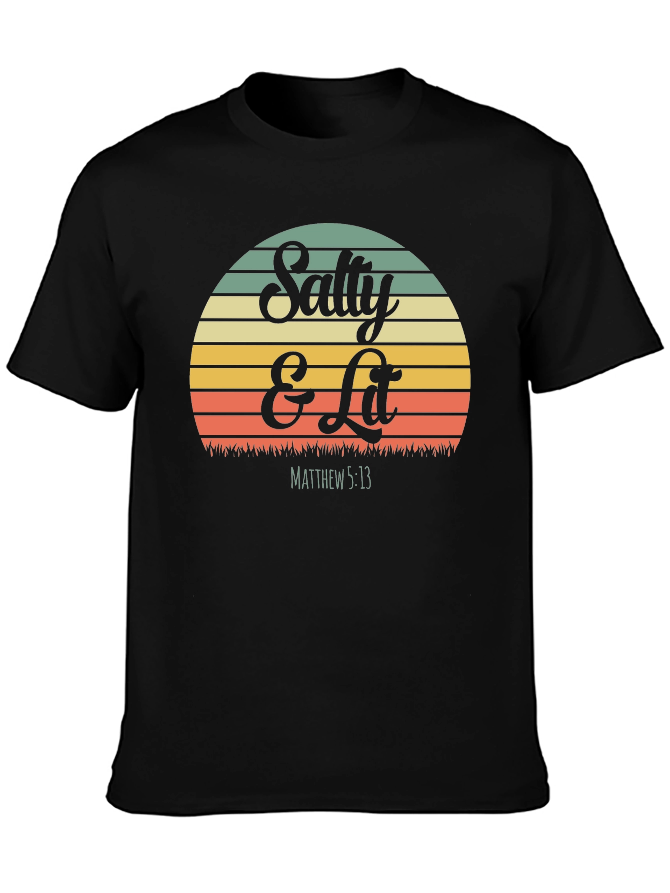 Salty & Lit Graphic T-Shirt - Christian Apparel