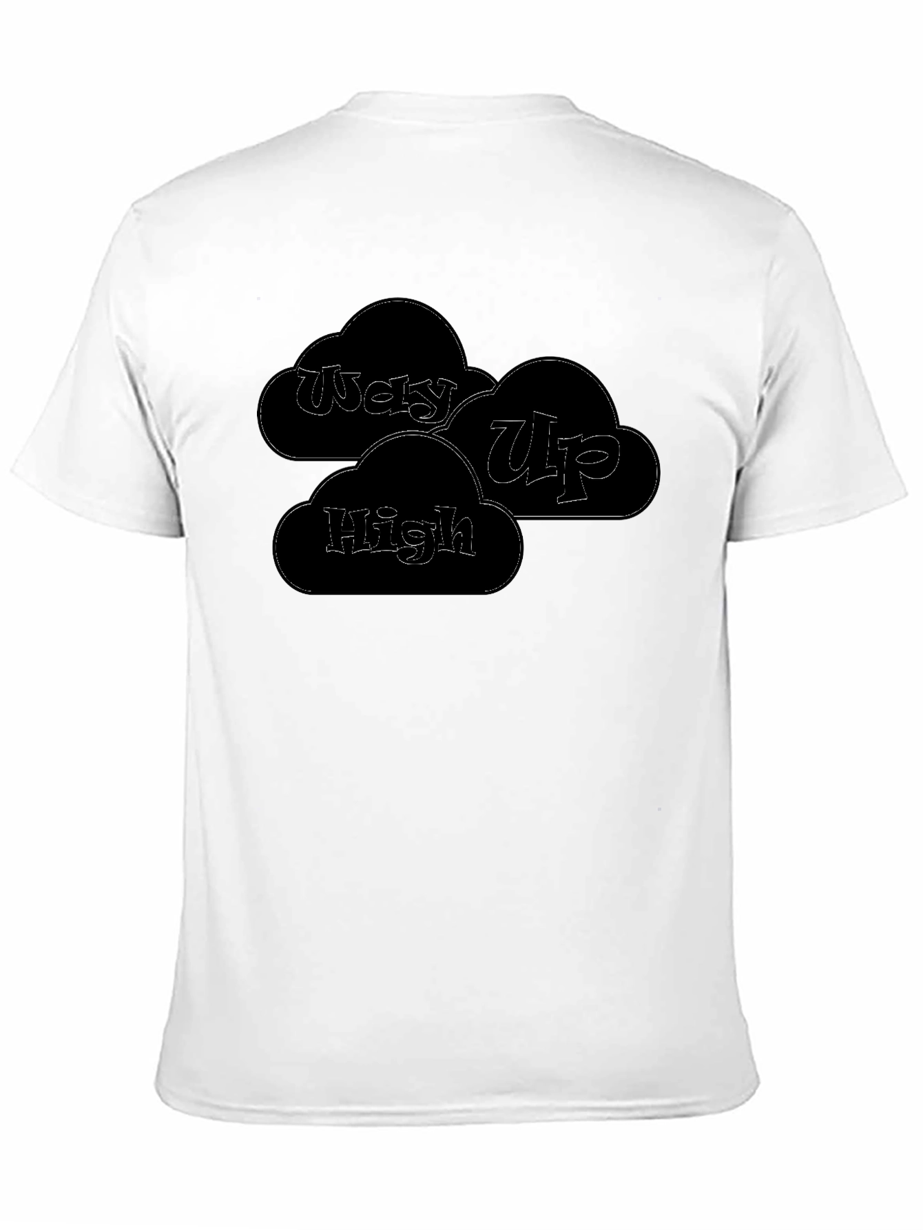 Way Up High Black Graphic T-Shirt
