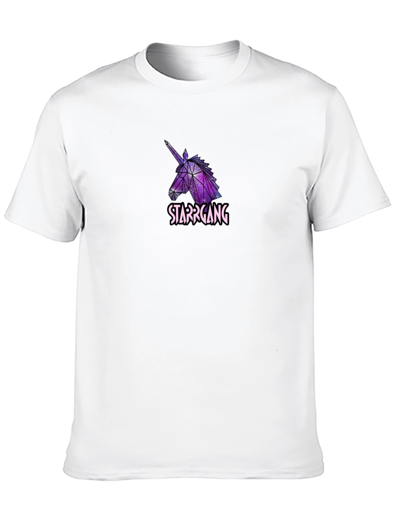 StarrGang Unicorn Graphic Black T-Shirt