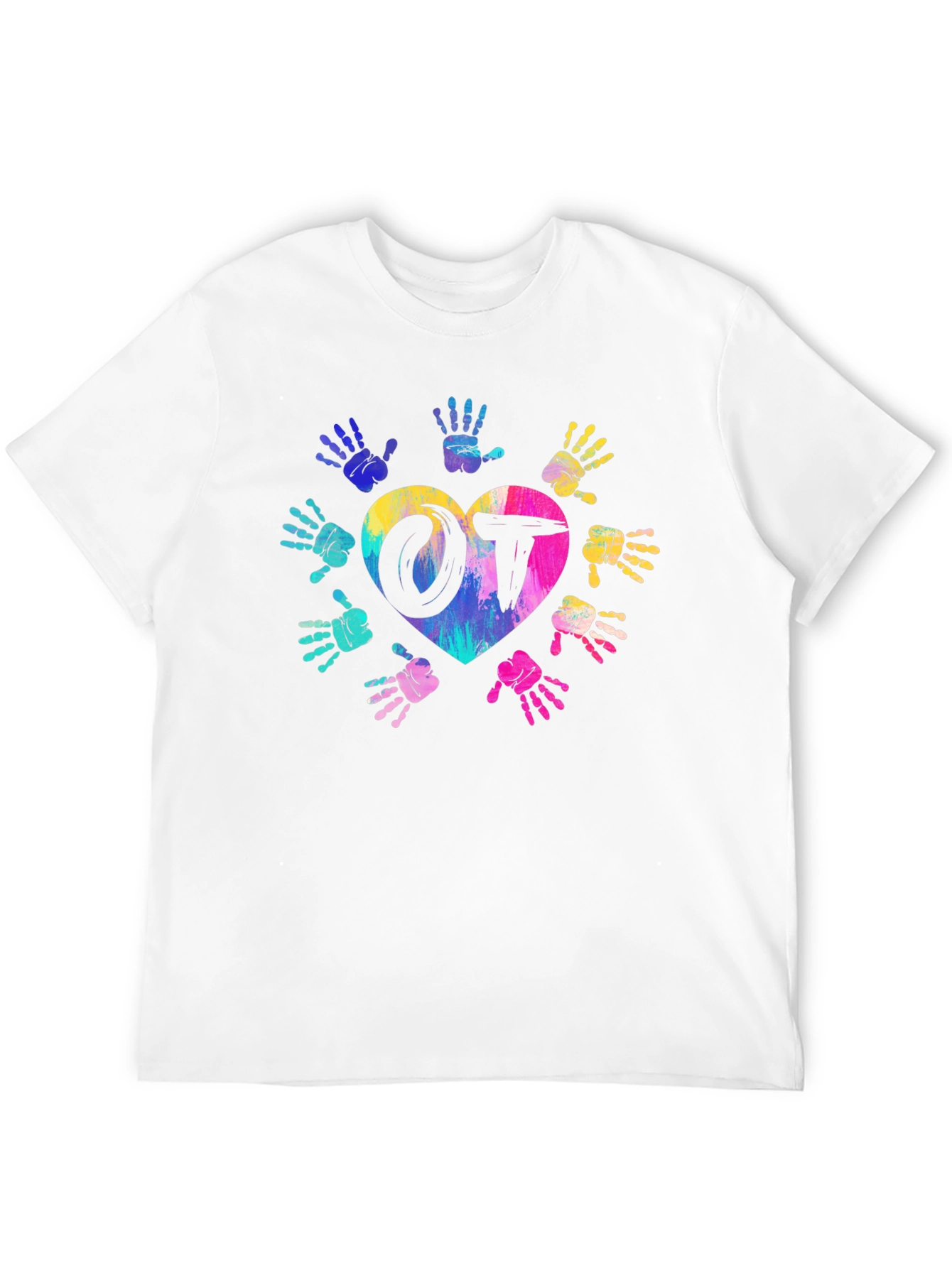OT Occupational Therapy Heart Hands T-Shirt