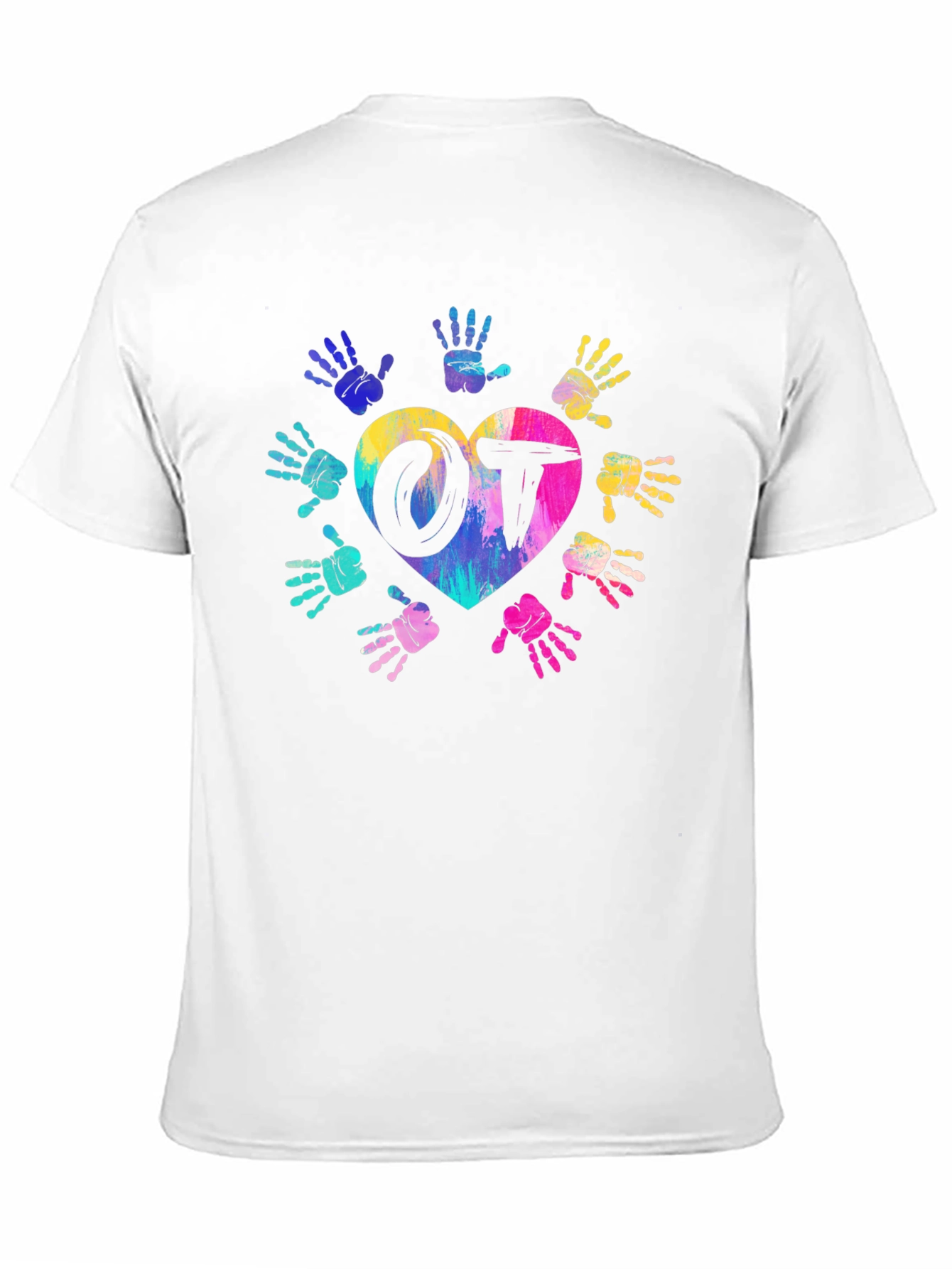 OT Occupational Therapy Heart Hands T-Shirt
