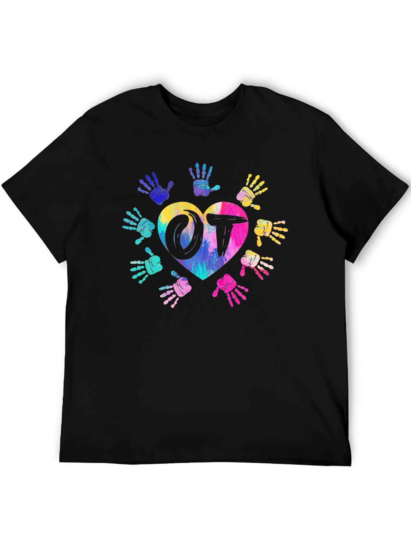OT Occupational Therapy Heart Hands T-Shirt