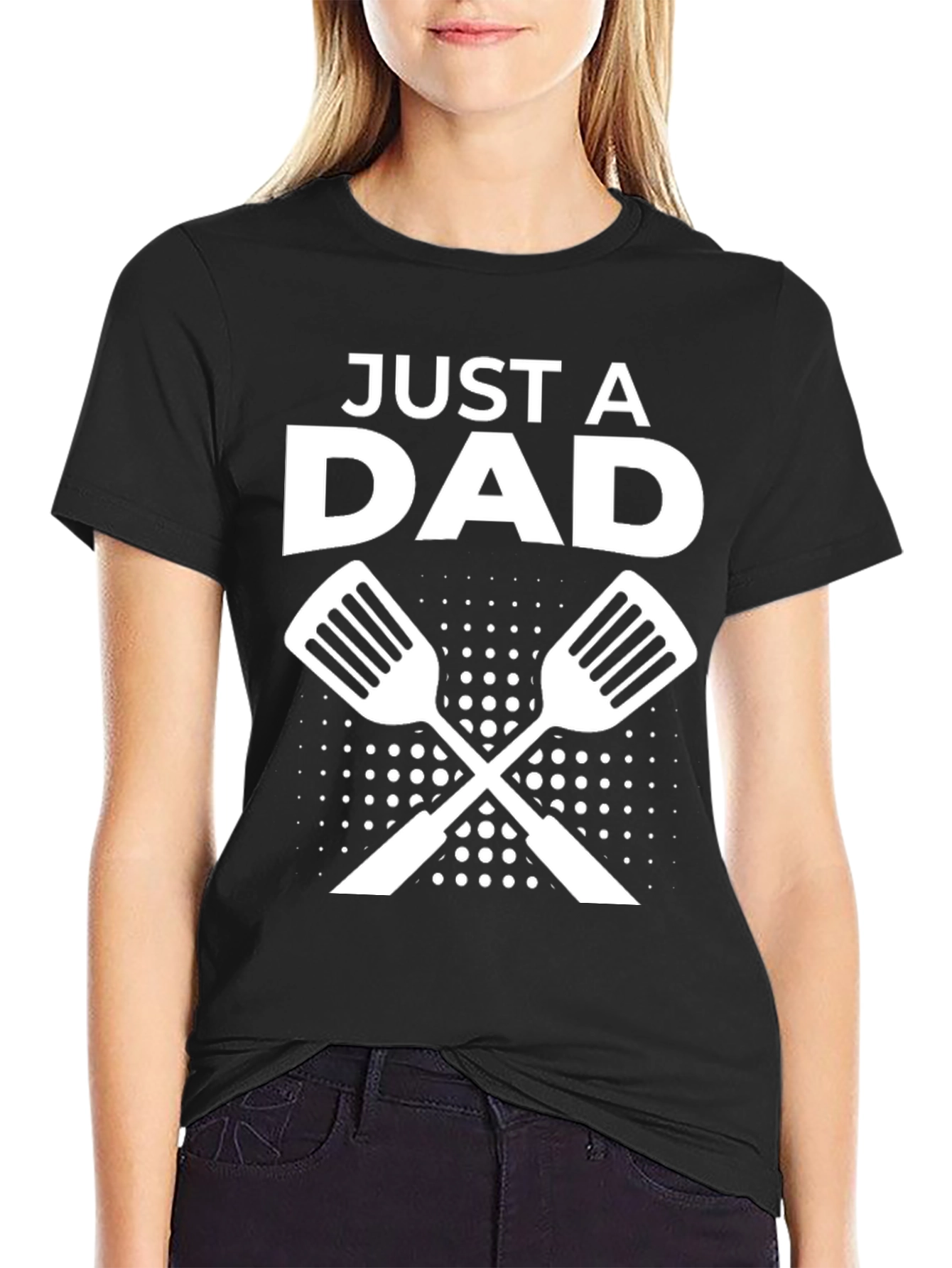 Just A Dad BBQ T-Shirt - Grill Master Gift