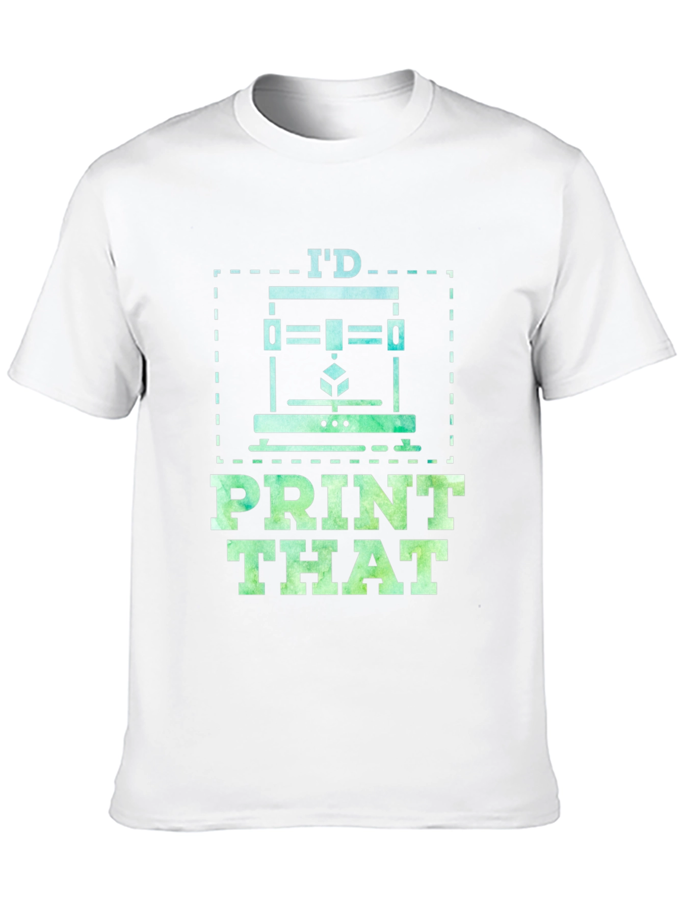 Id Print That 3D Printing Hobbyist Black T-Shirt